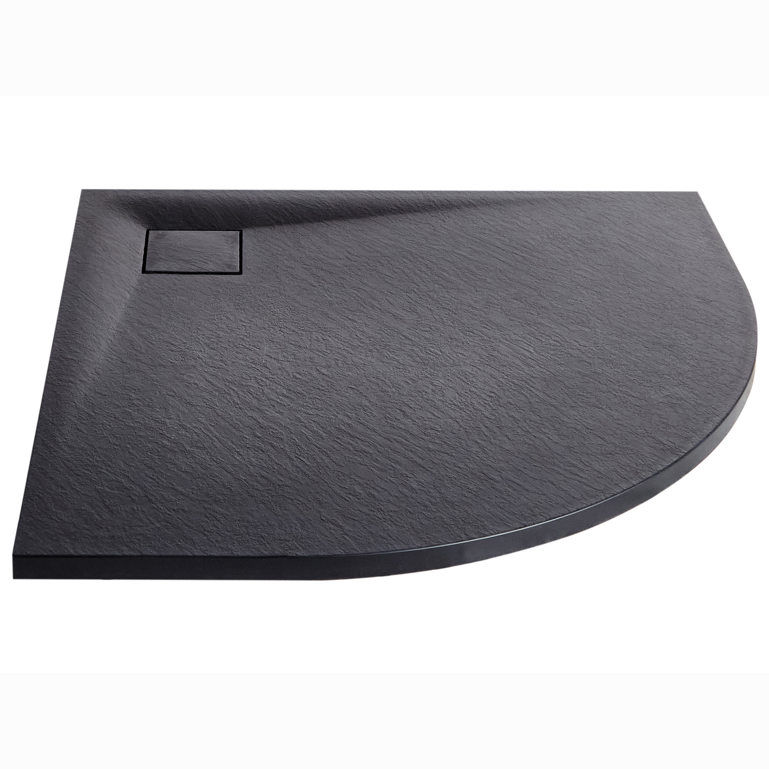 PARON shower tray 80 x 80 x 3 cm Black [5]