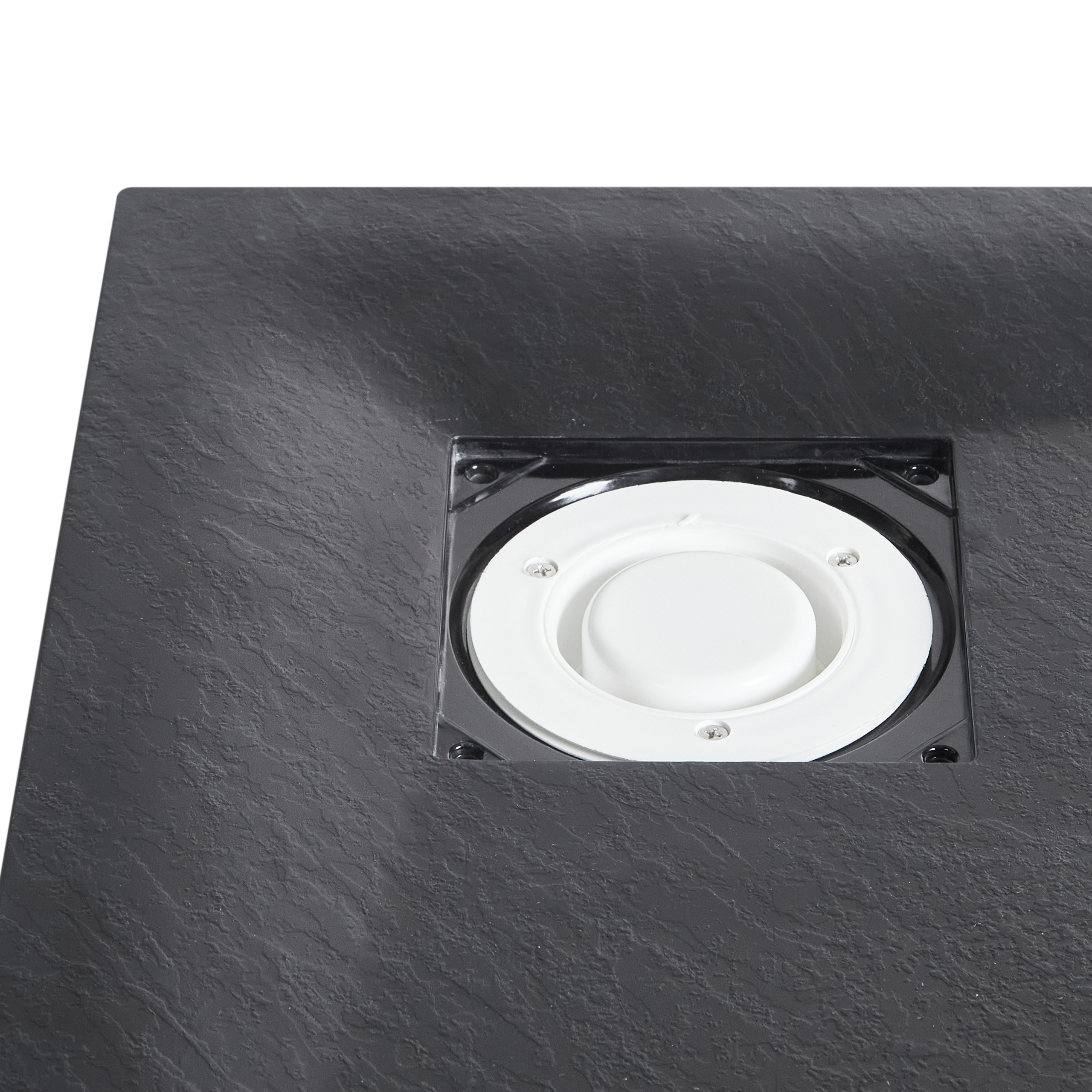 PARON shower tray 80 x 80 x 3 cm Black [7]