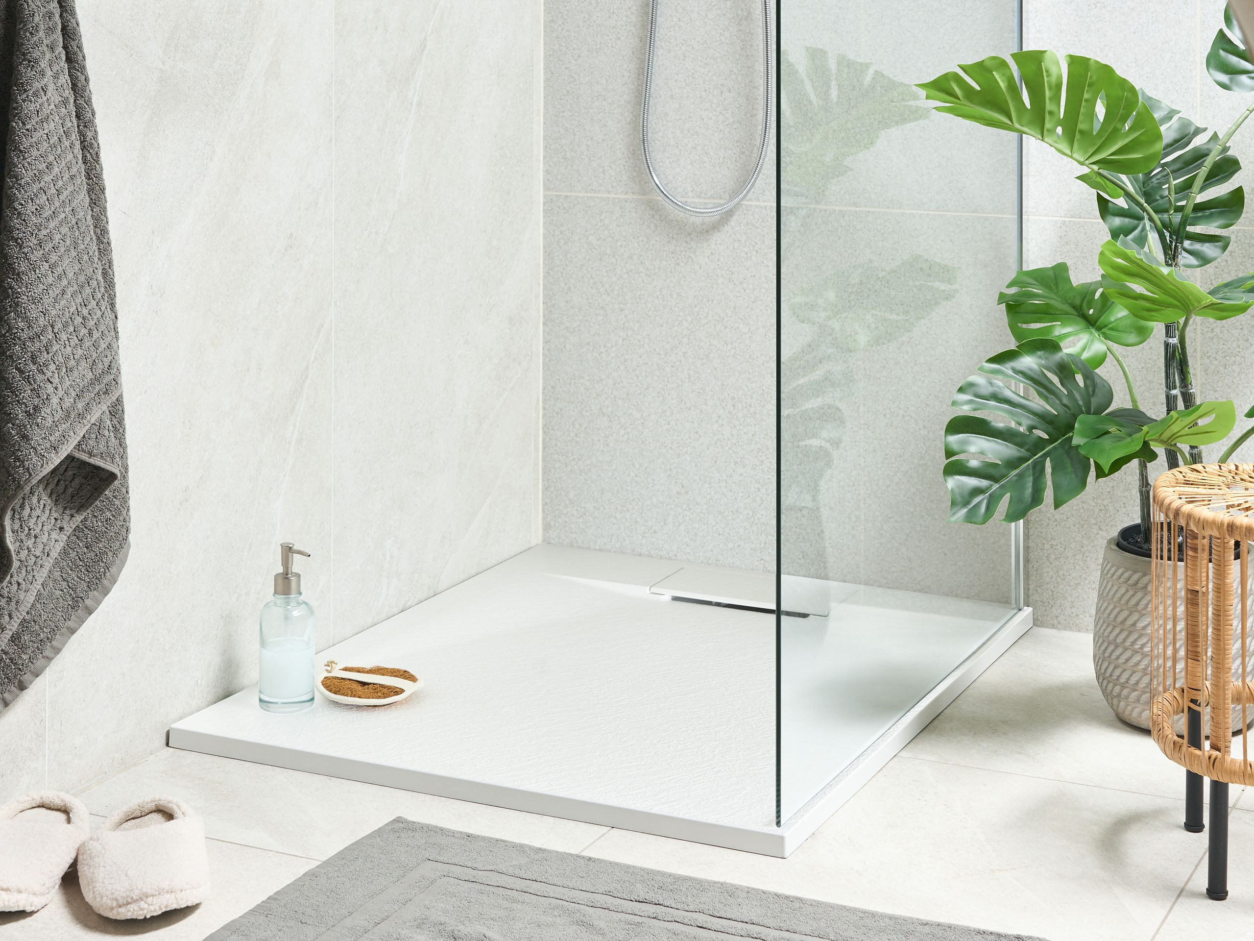 Cabine de dus - AZZURRO shower tray 80 x 100 x 3 cm White