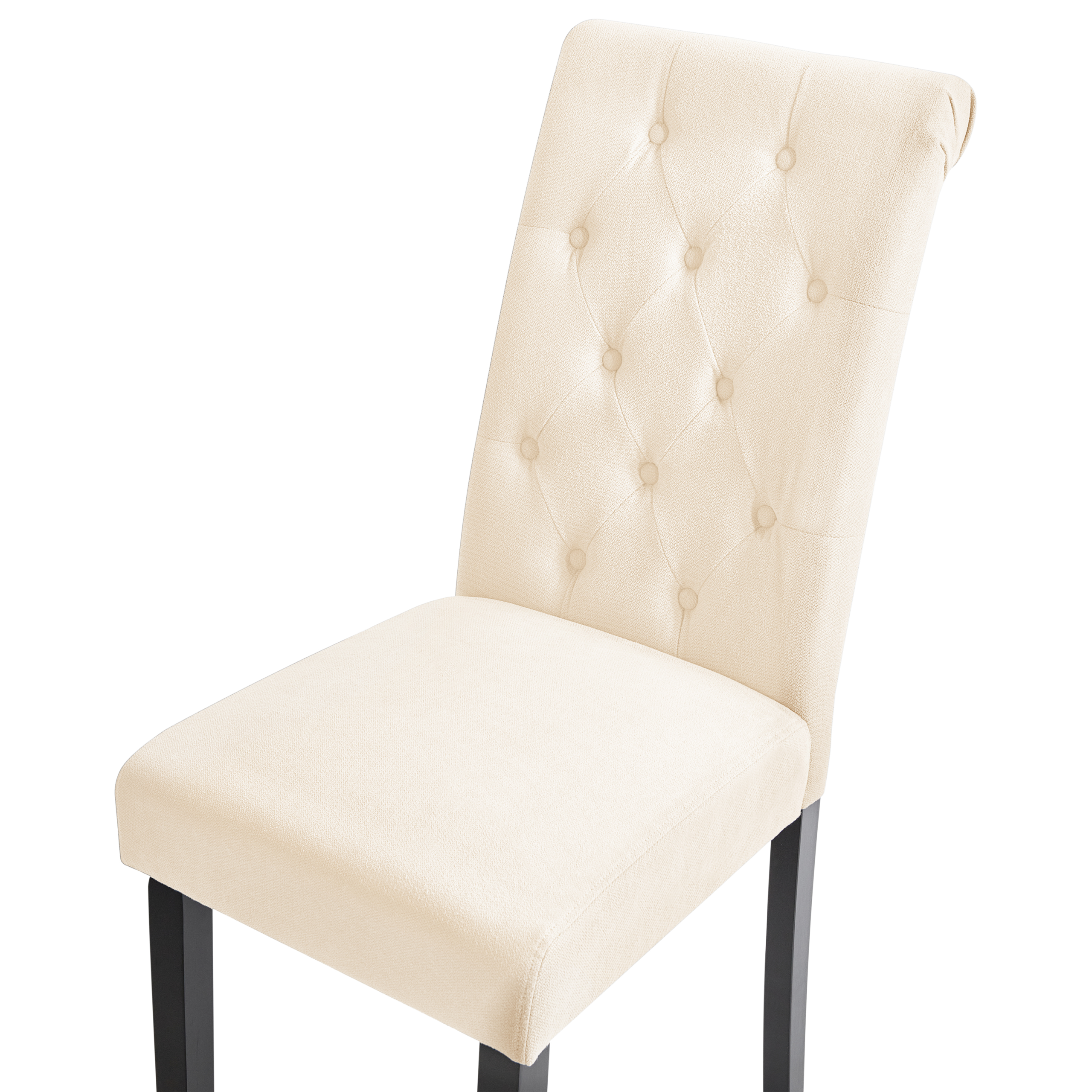 Set de 2 scaune dining VELVA  Bej deschis [7]