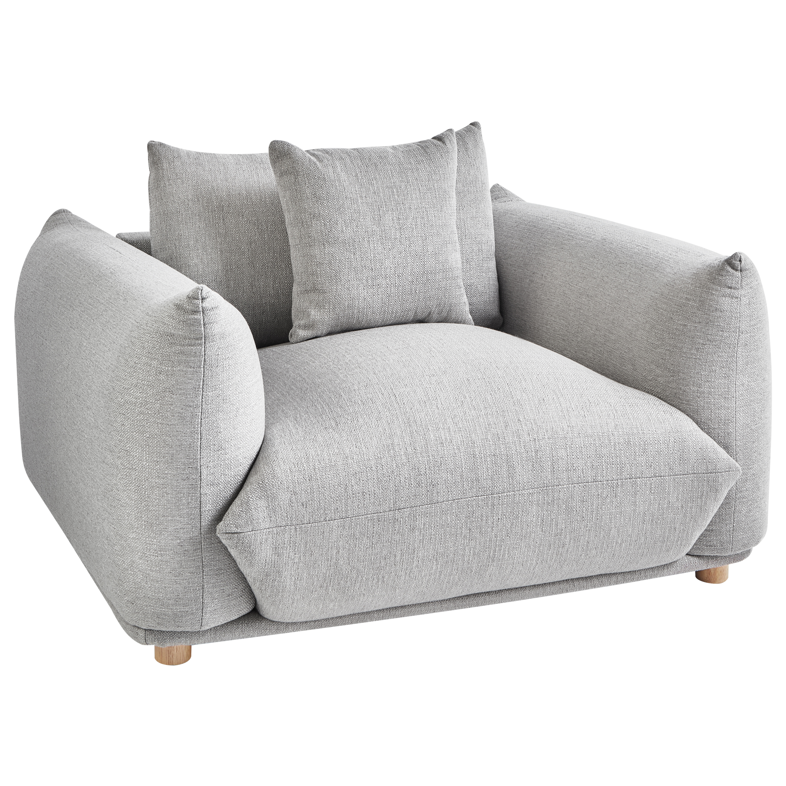 LUVOS armchair Light grey [2]