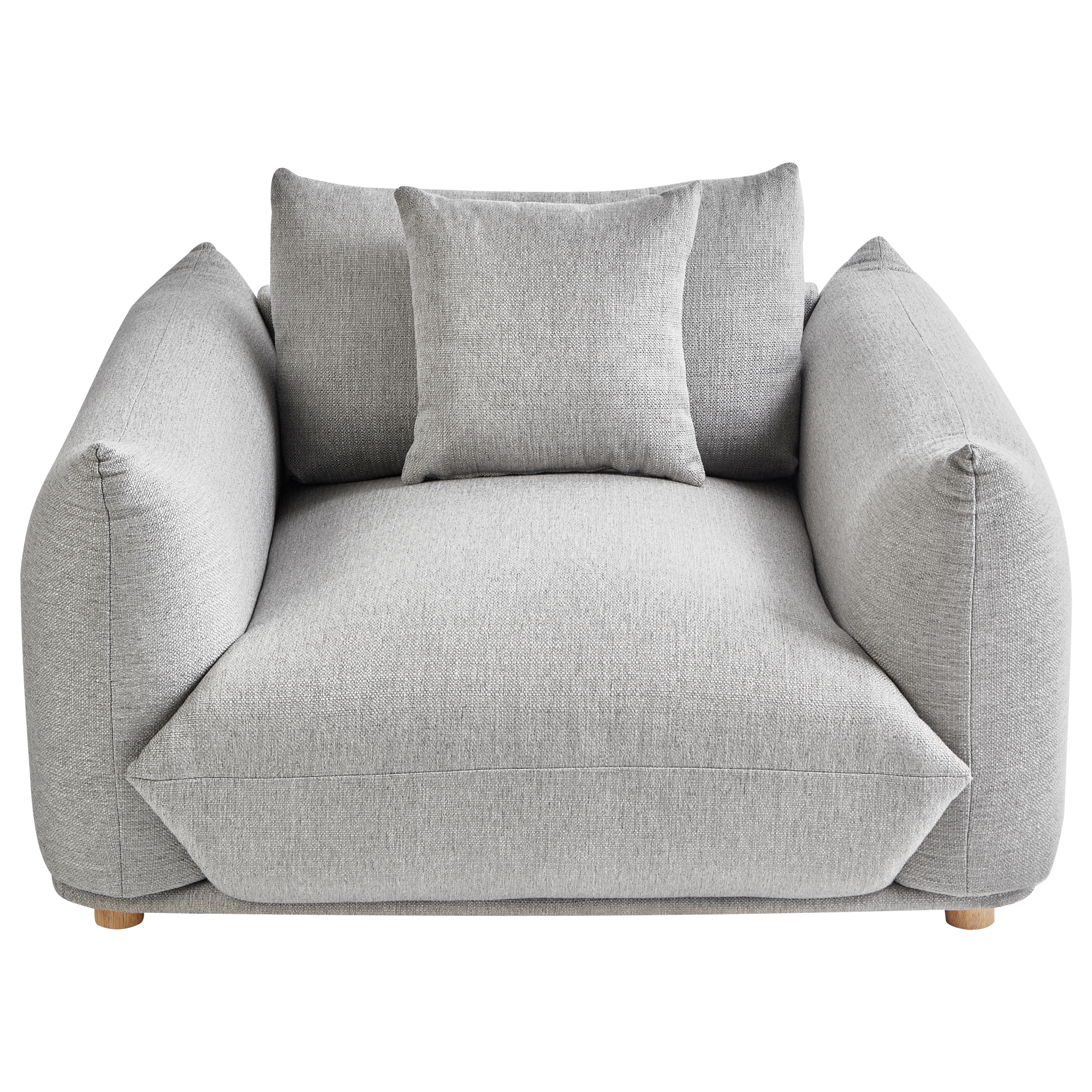 LUVOS armchair Light grey [4]