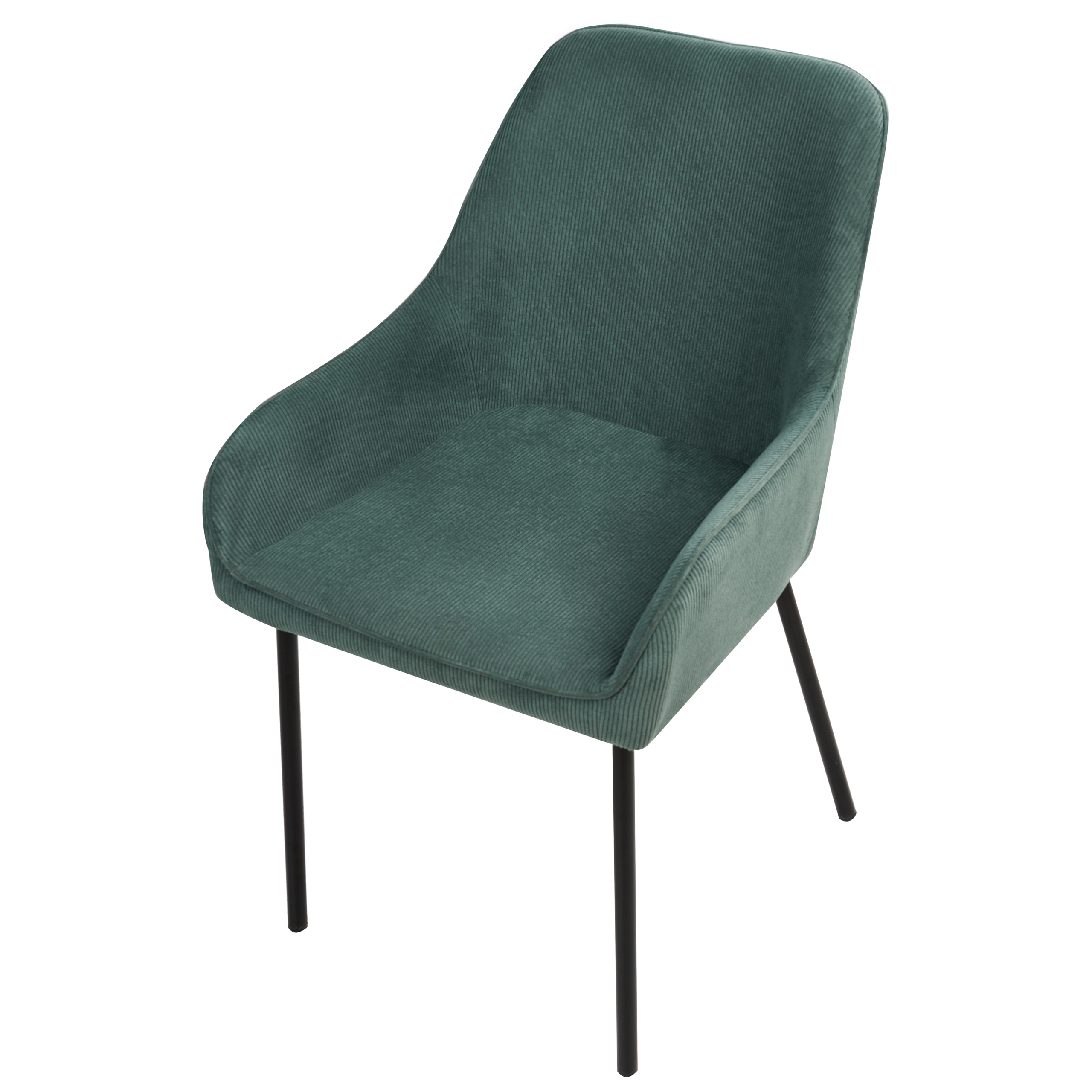 Set de 2 scaune dining LOVERNA Velur Verde [8]