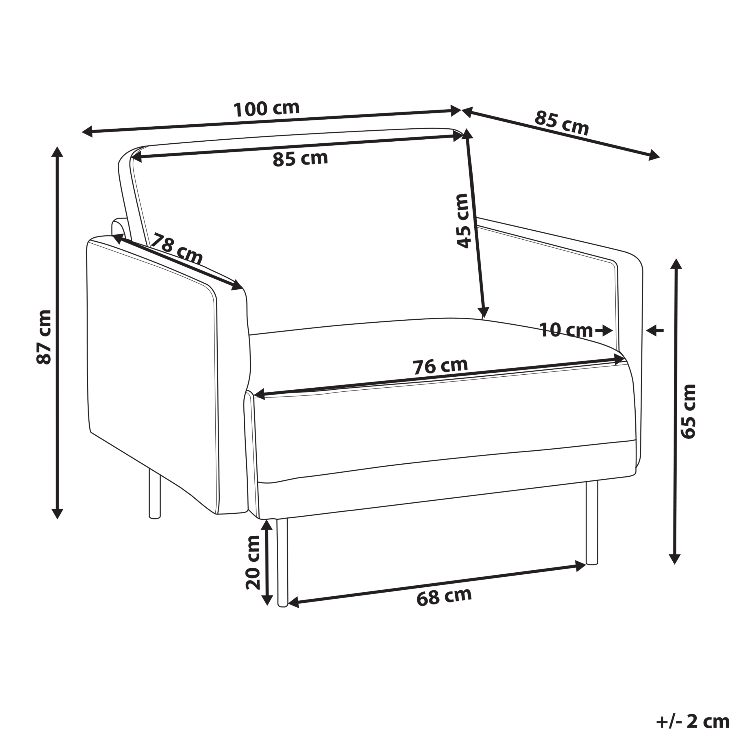 Fotoliu BREDA  Roz [3]