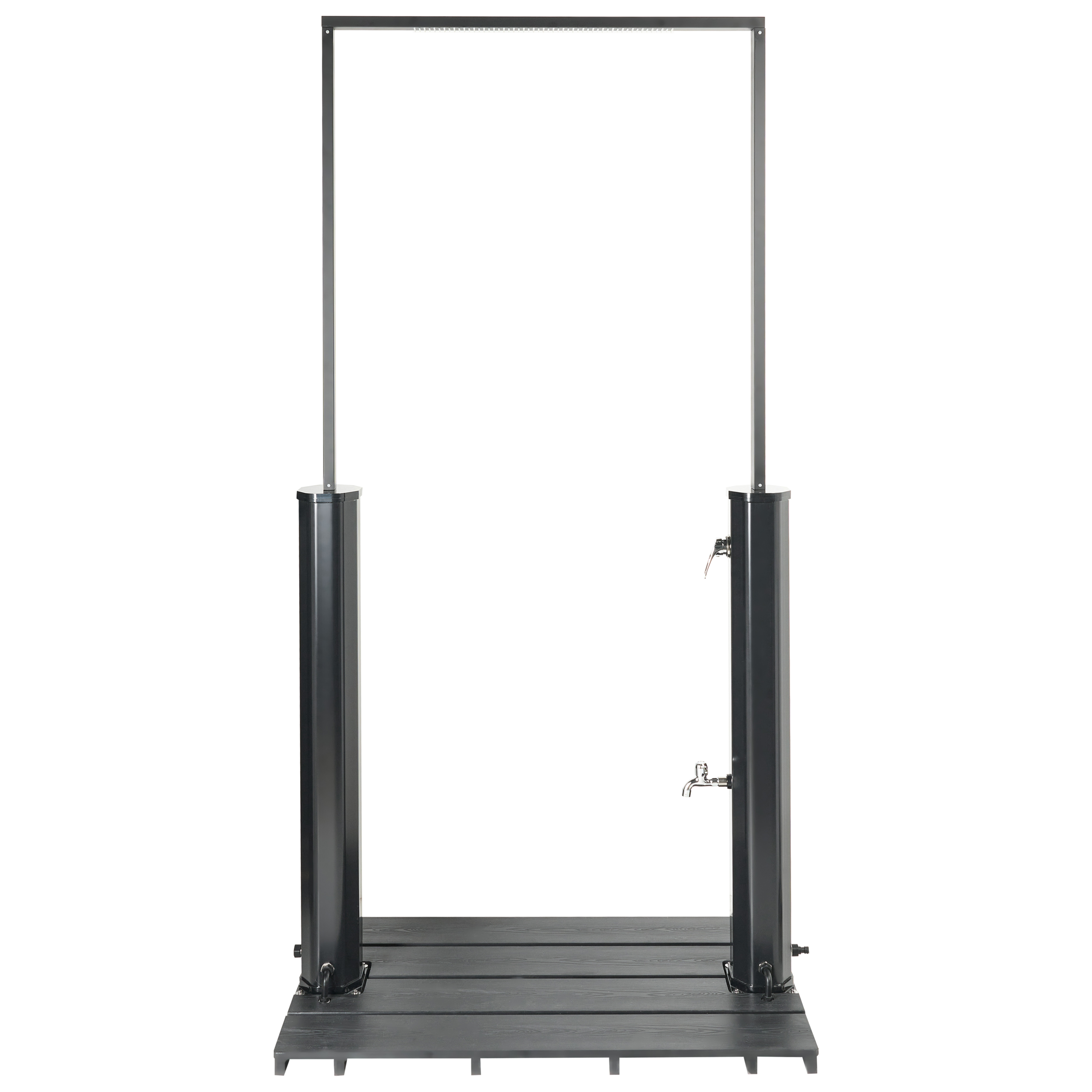 MARACAIBO portable solar garden shower Black [4]