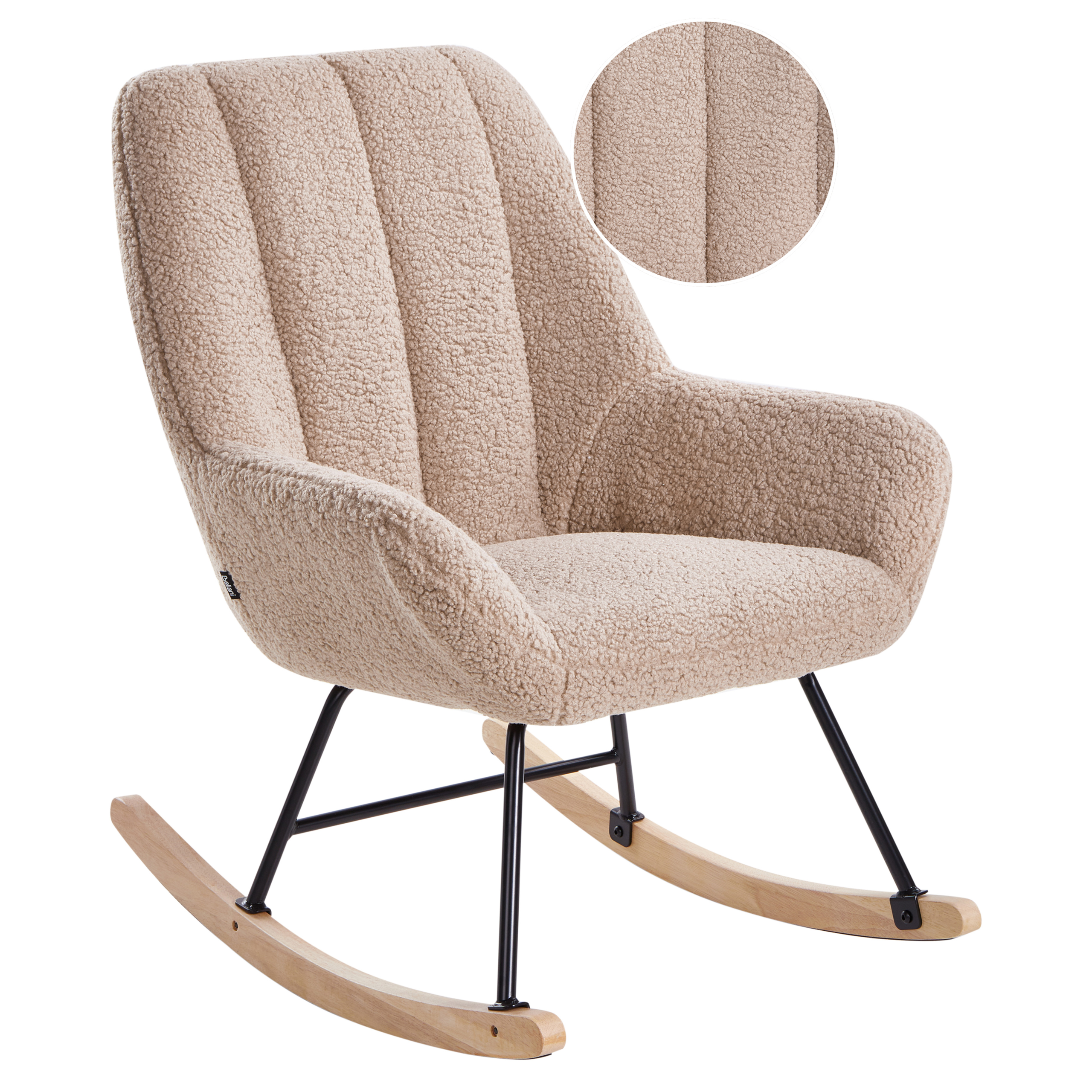 KINNO rocking chair Boucle Beige [2]