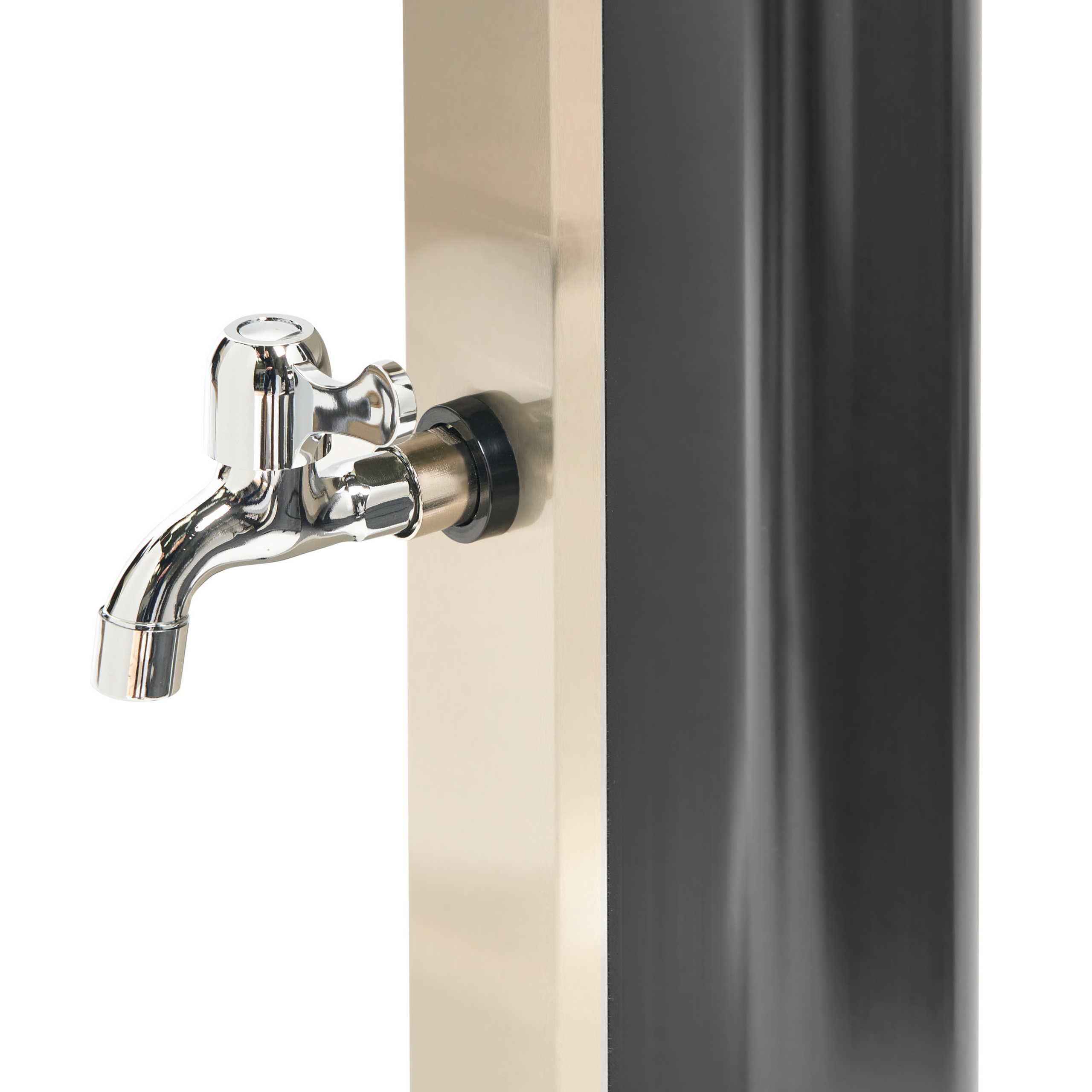 Portable solar garden shower TUXPAM Black [8]