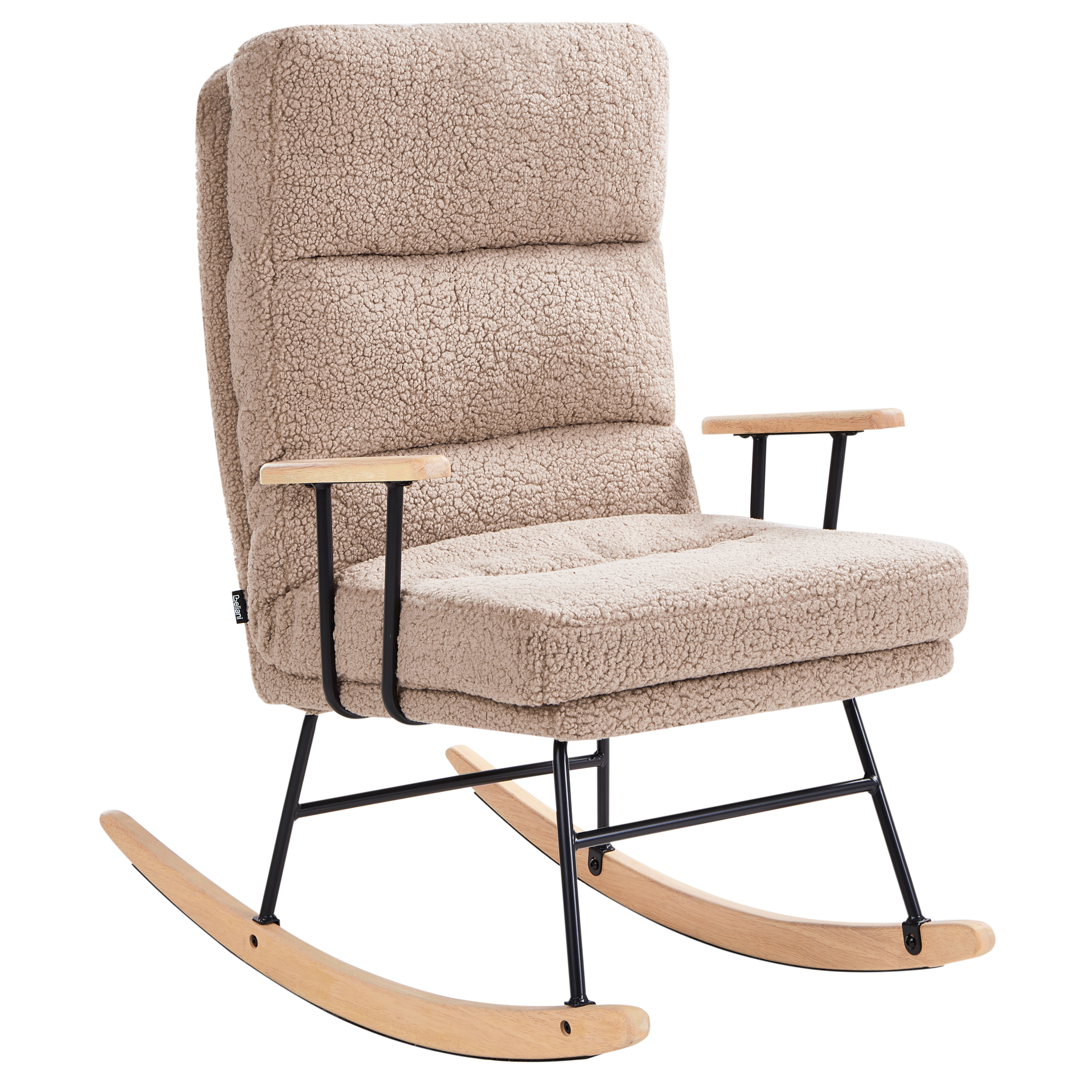 Balansoar ESKELIN Reclinabil Boucle Bej [7]