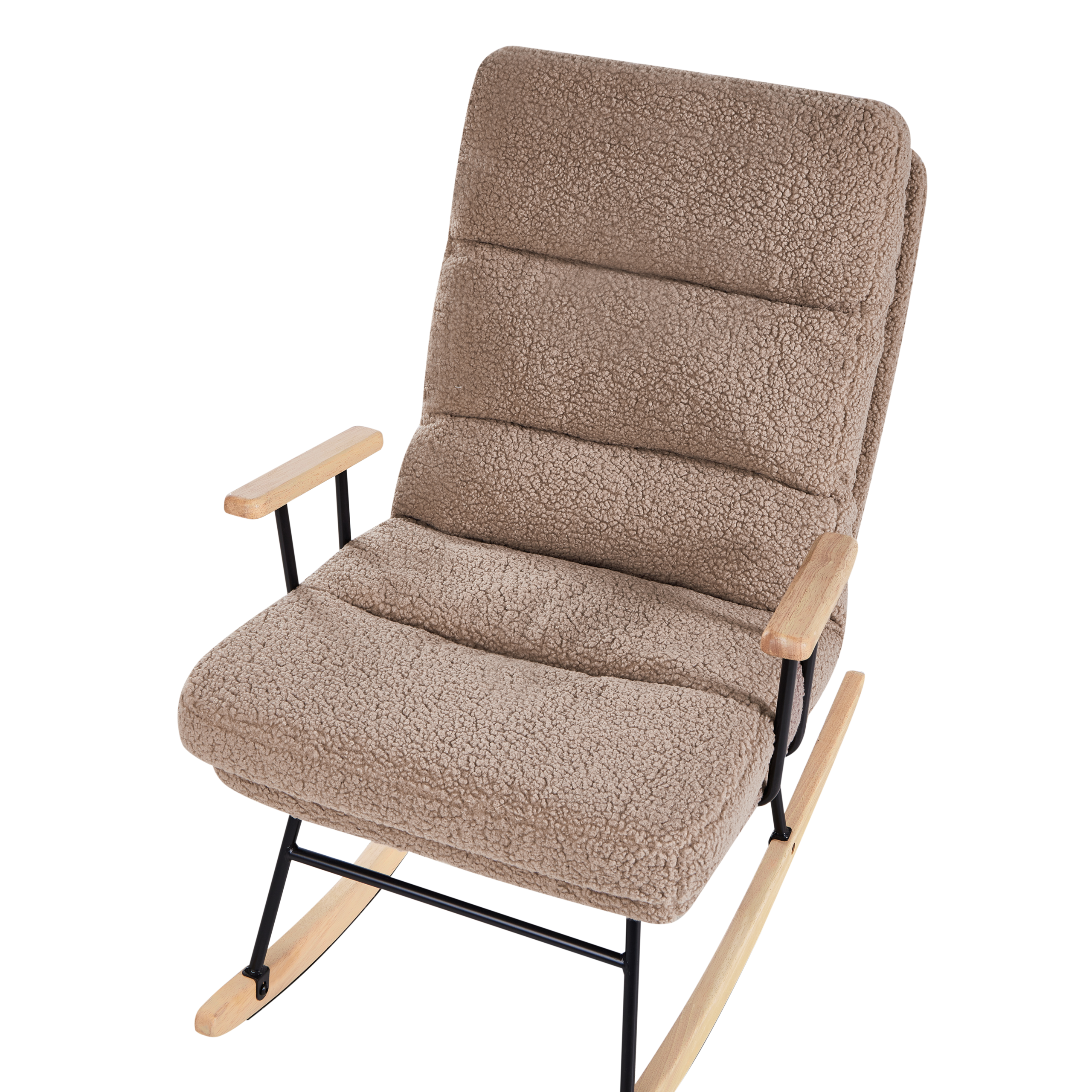 Balansoar ESKELIN Reclinabil Boucle Bej [8]