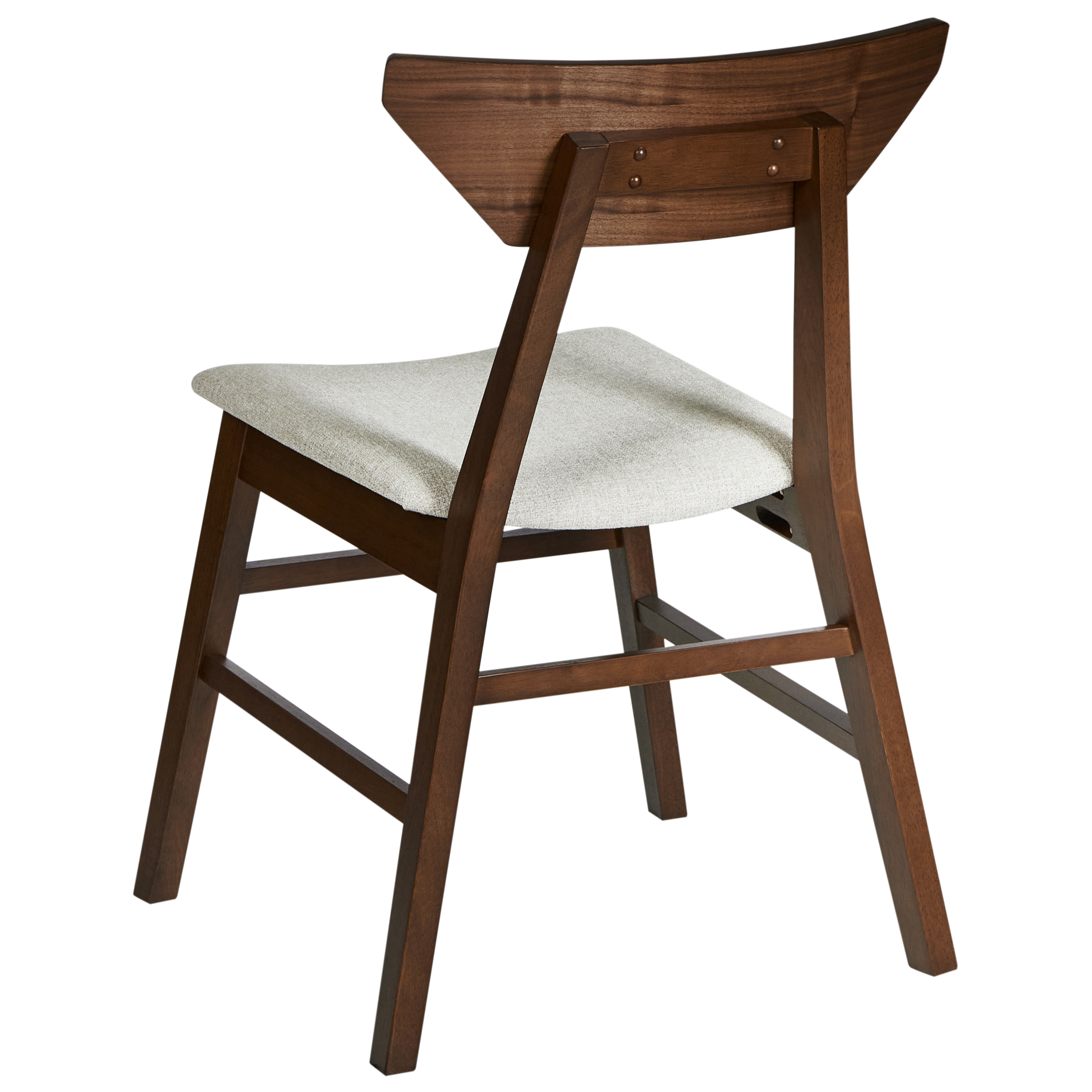 Set de 2 scaune dining HOPKINS Lemn Maro închis [6]