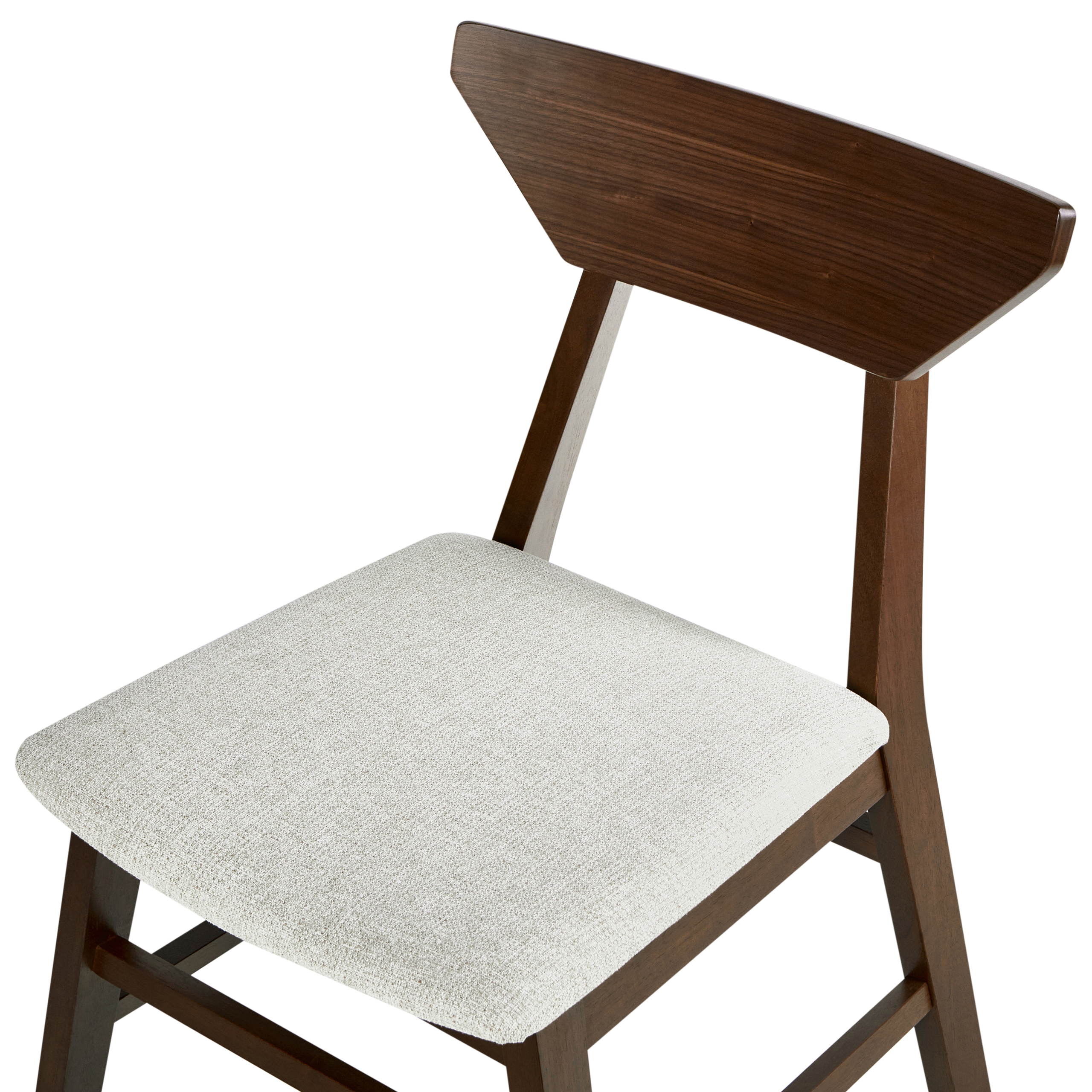 Set de 2 scaune dining HOPKINS Lemn Maro închis [7]