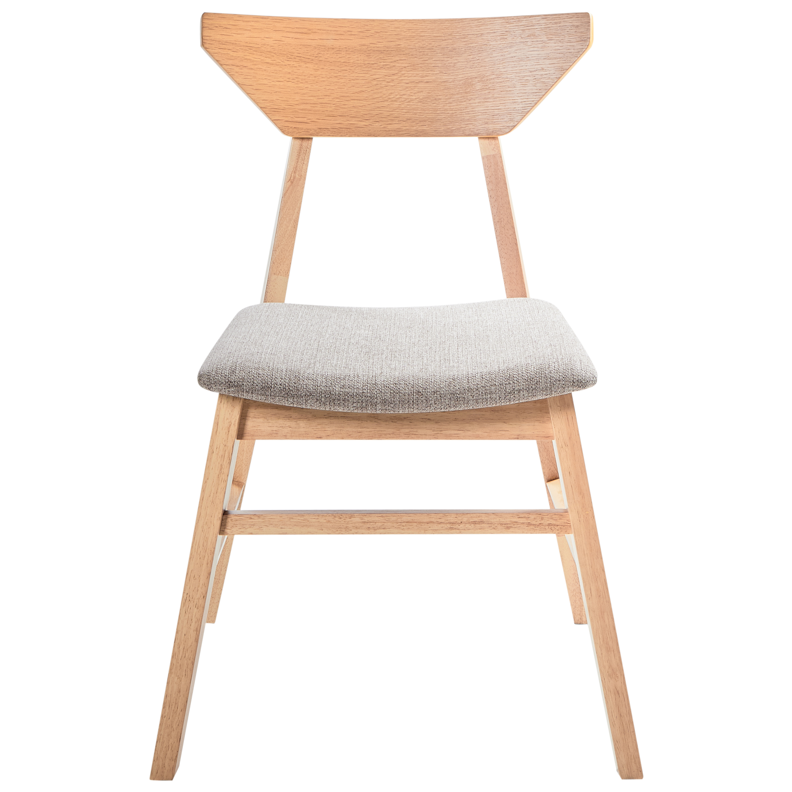 Set of 2 dining chairs HOPKINS Wood Light brown [5]