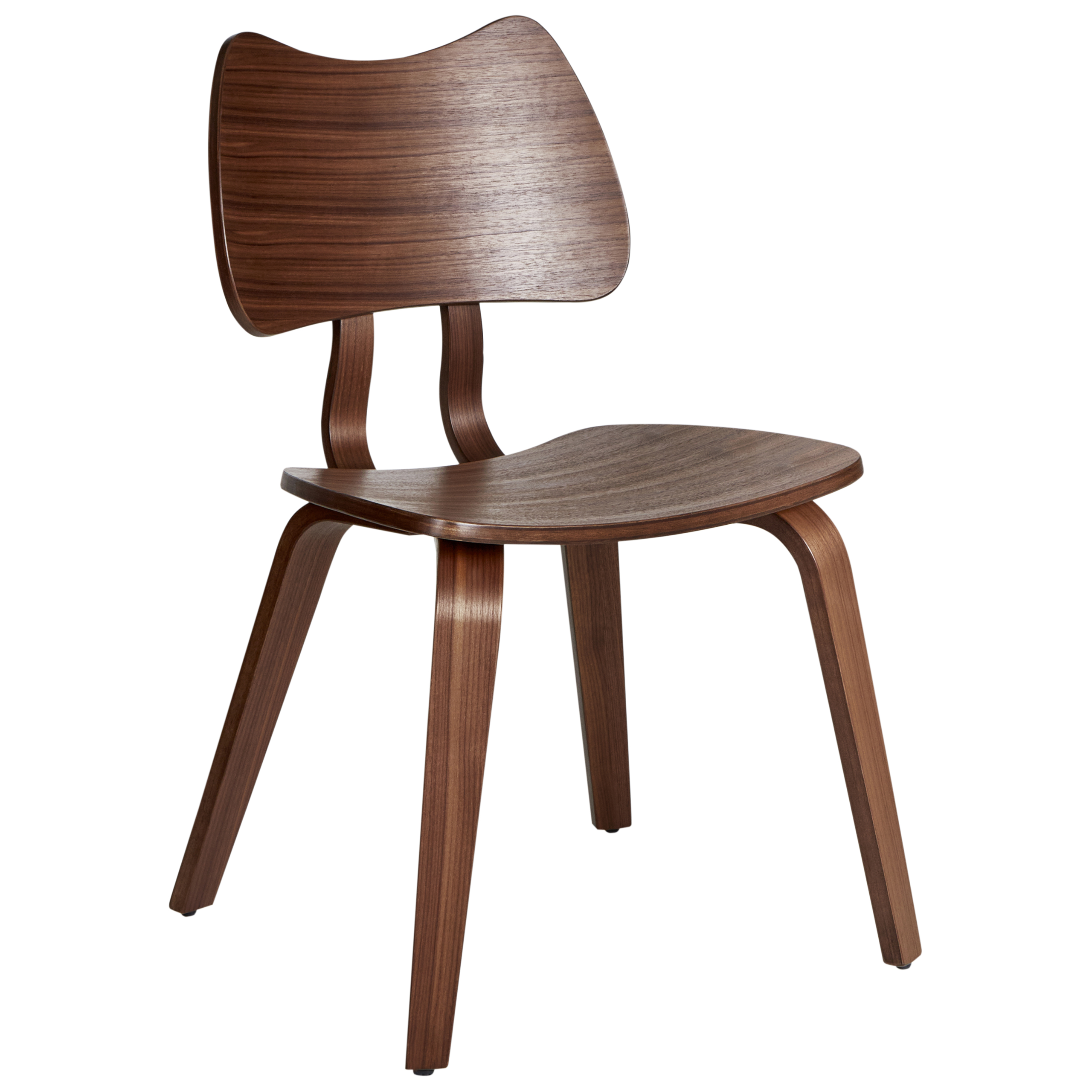 Set of 2 DIANA Dining Stools Wood Dark Brown [4]