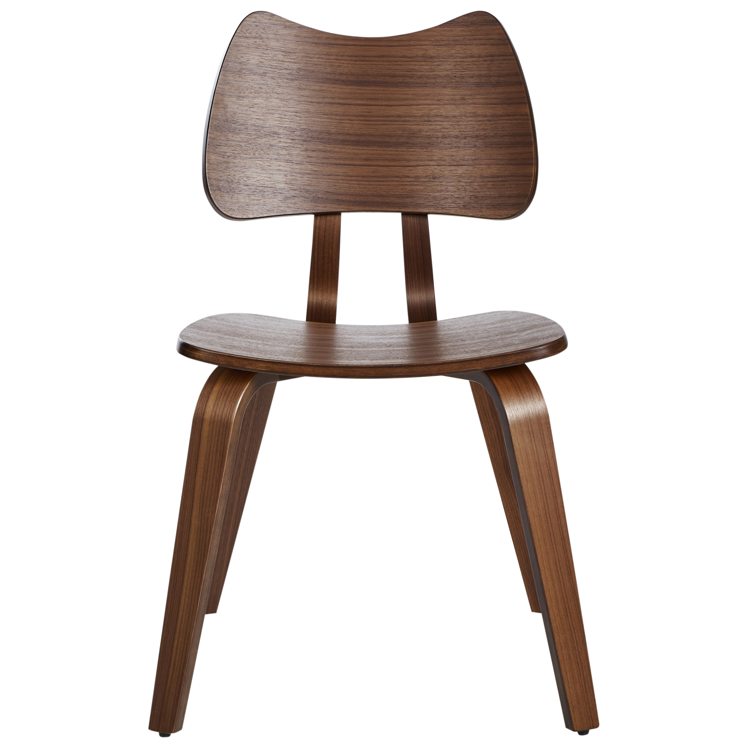 Set of 2 DIANA Dining Stools Wood Dark Brown [5]