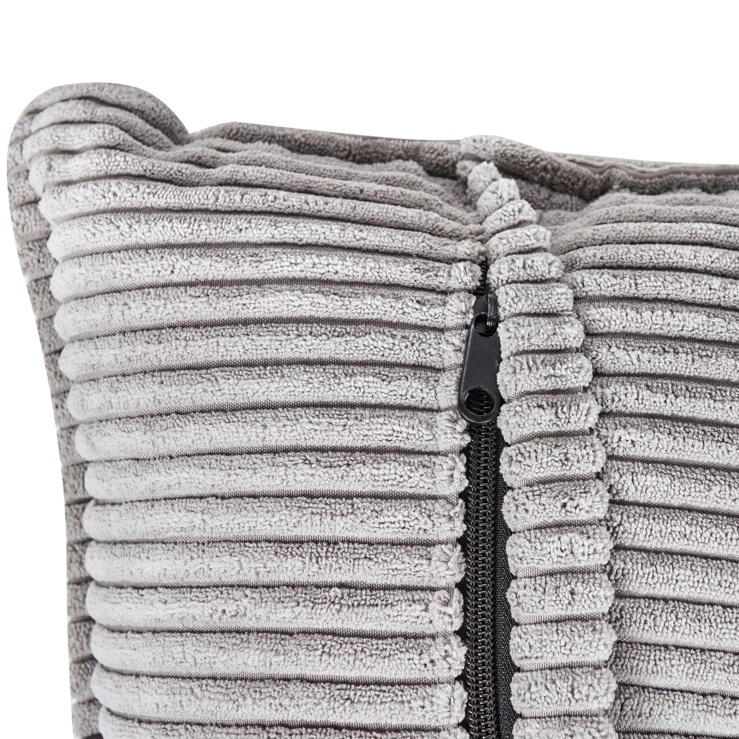 Colțar cu 3 locuri DOLVA Velur Gri deschis Dreapta [10]