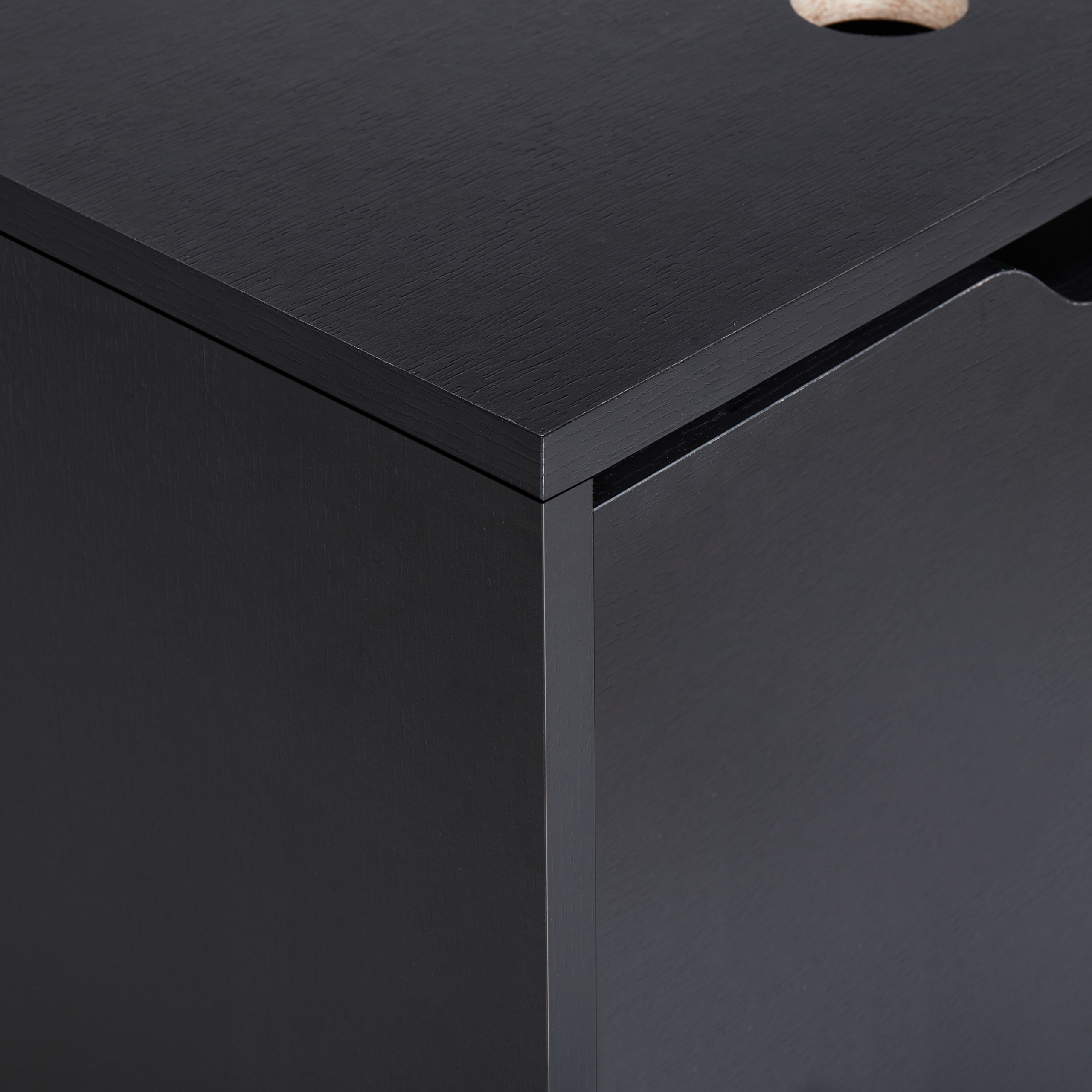 Mască pentru lavoar de perete SUZANO 45 cm Negru [7]