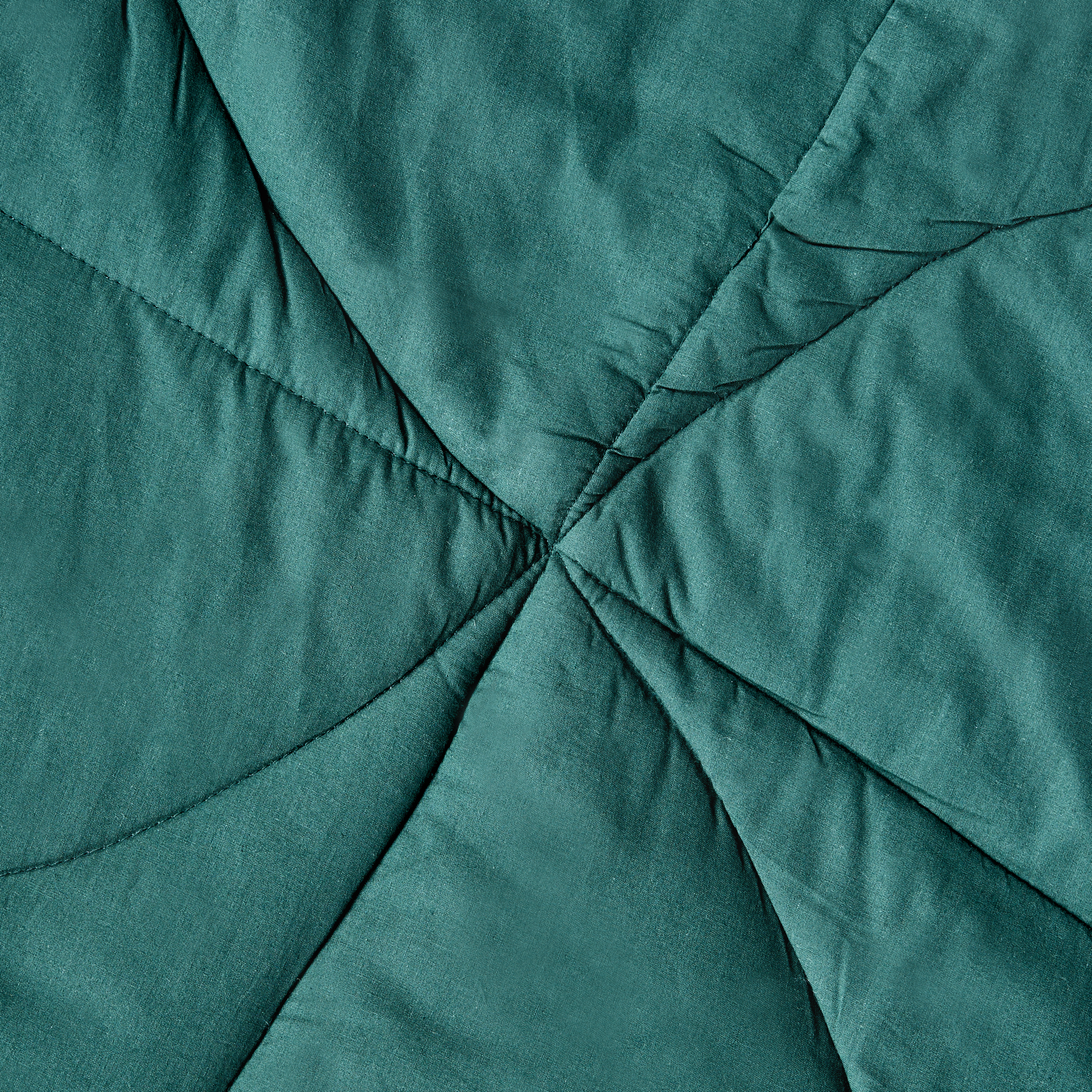 ACADINE Children's Play Mat 110 x 110 cm Cotton Green [7]