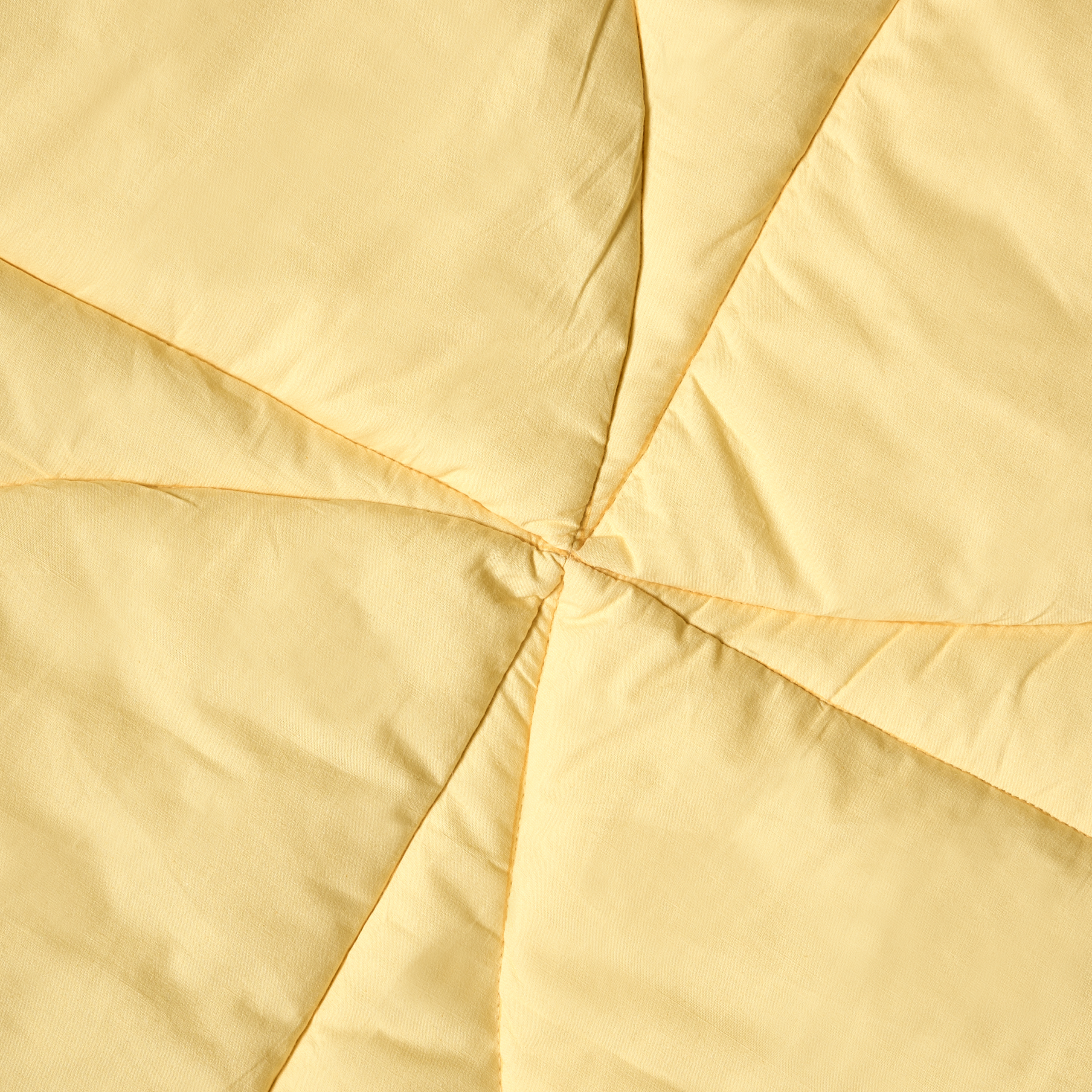 Children's play mat ACADINE 110 x 110 cm Cotton Yellow [7]