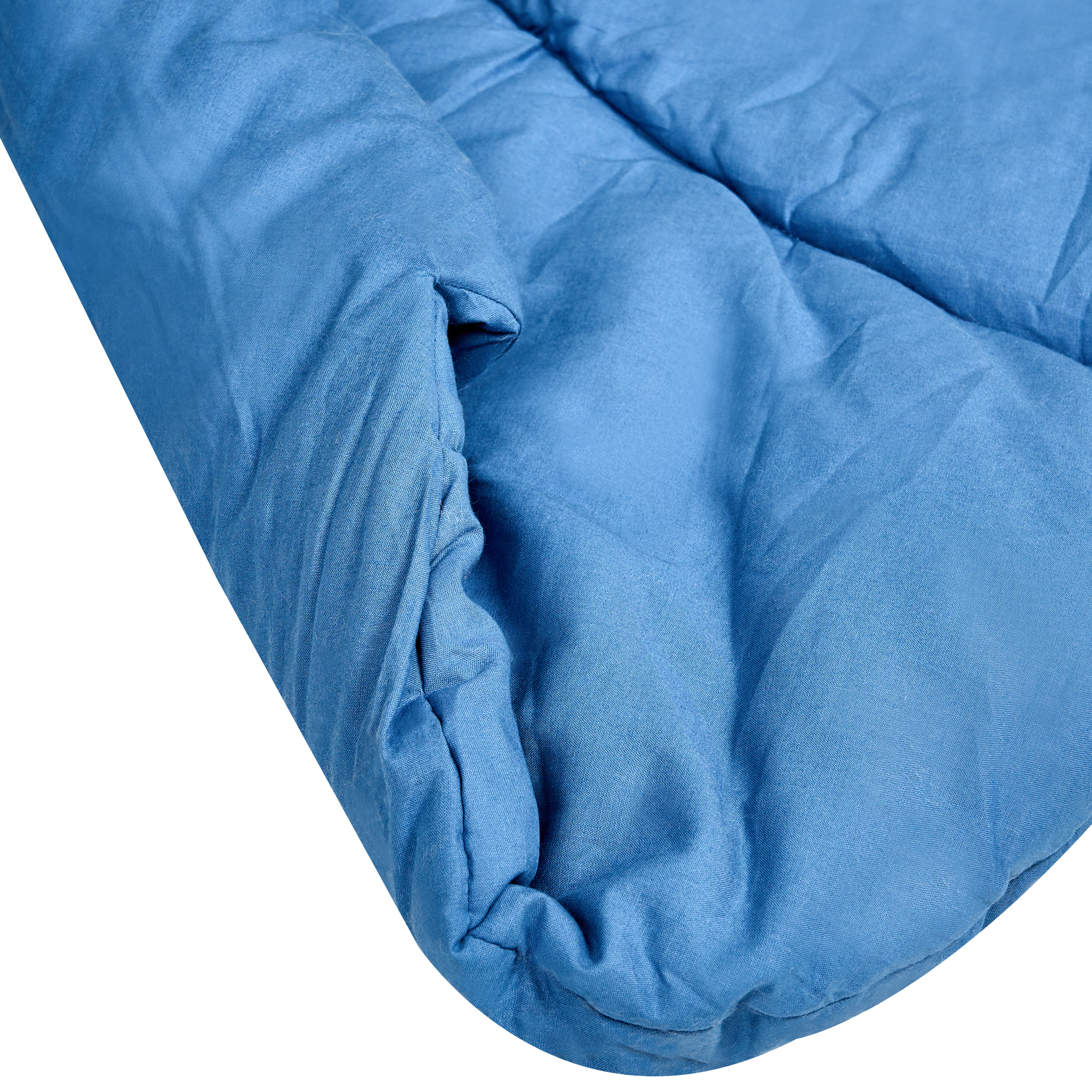 Covoraș de joacă pentru copii ACADINE 110 x 110 cm Bumbac Albastru [5]