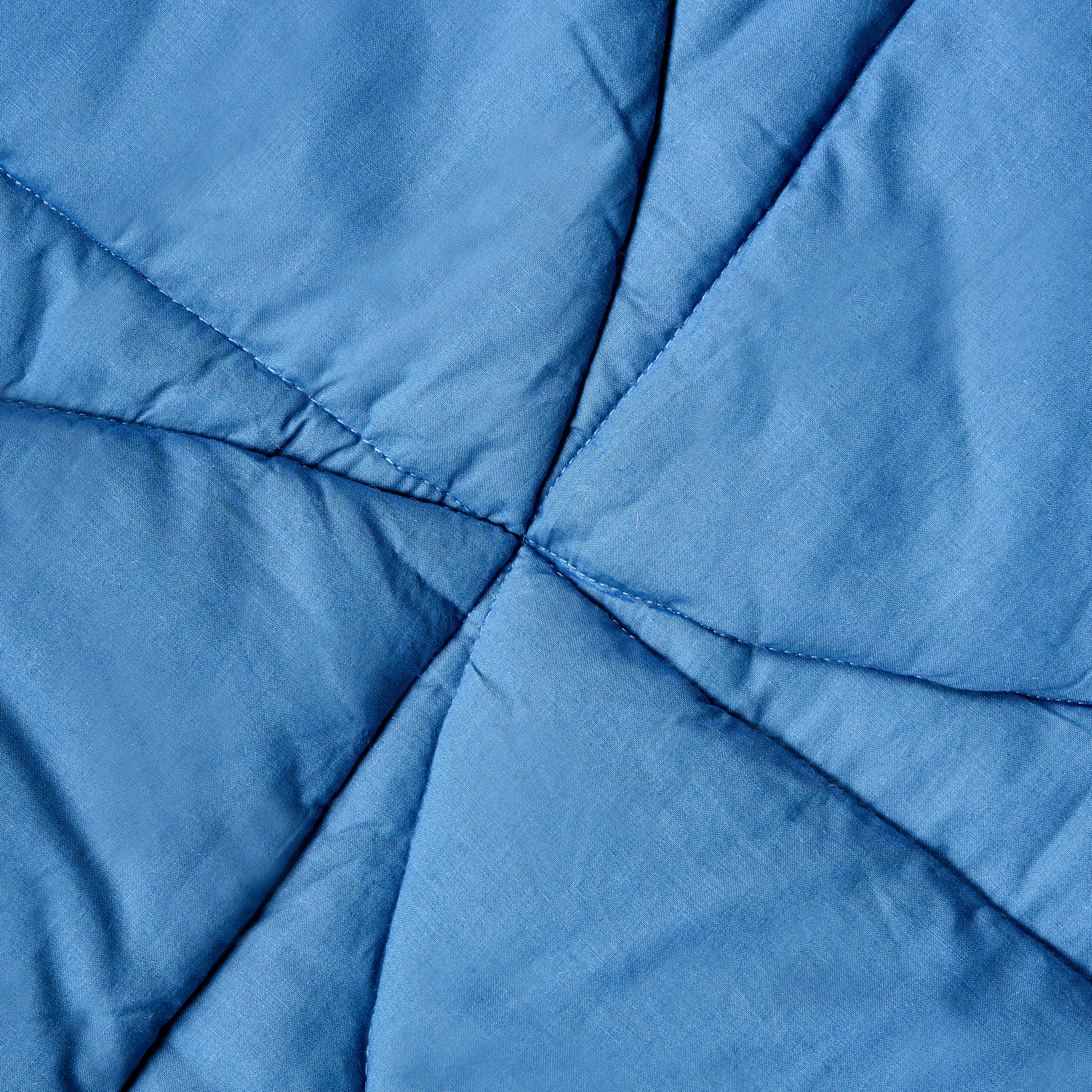 Covoraș de joacă pentru copii ACADINE 110 x 110 cm Bumbac Albastru [7]