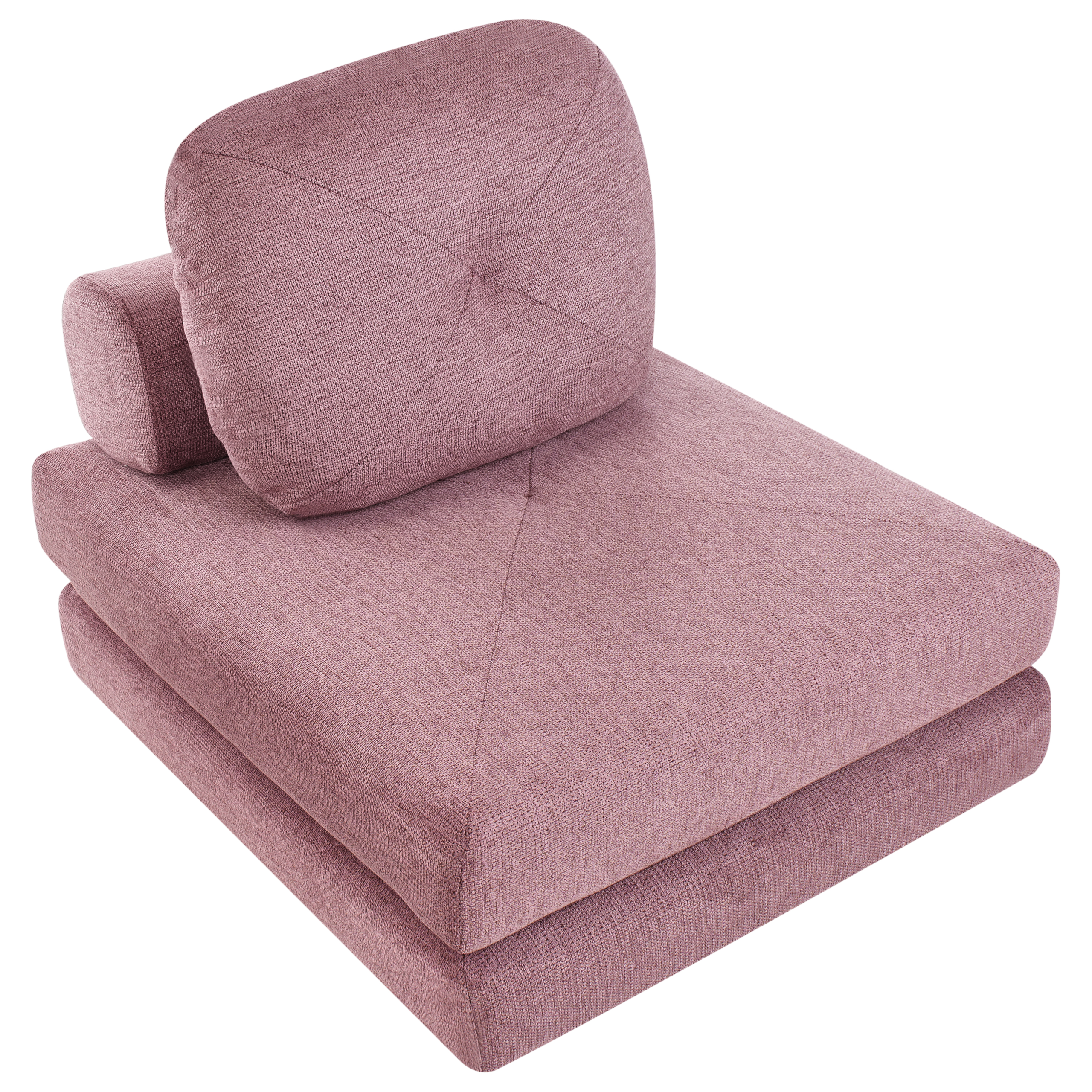 Canapea extensibilă single OLDEN  Roz [7]