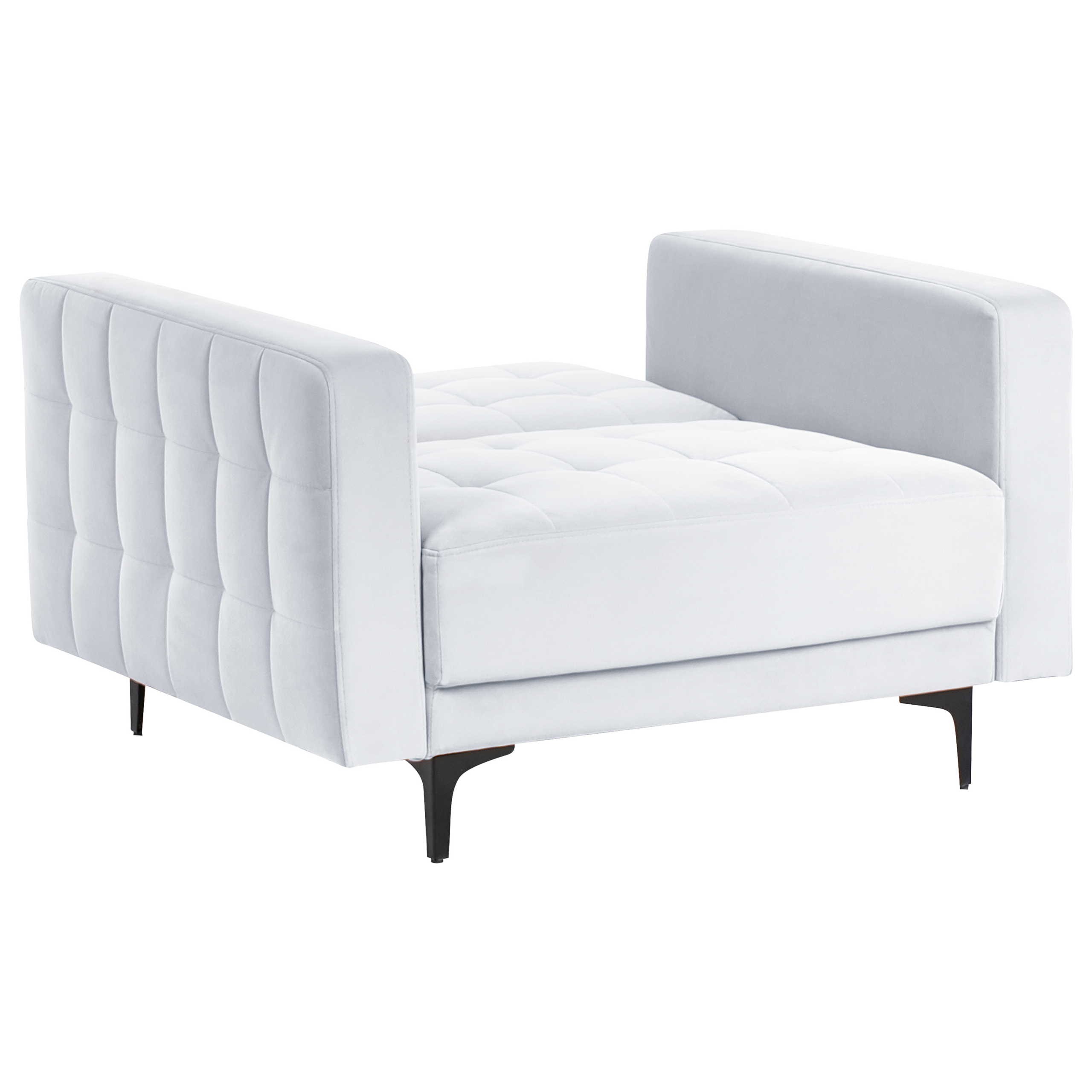 Fotoliu ABERDEEN Catifea Gri deschis [3]