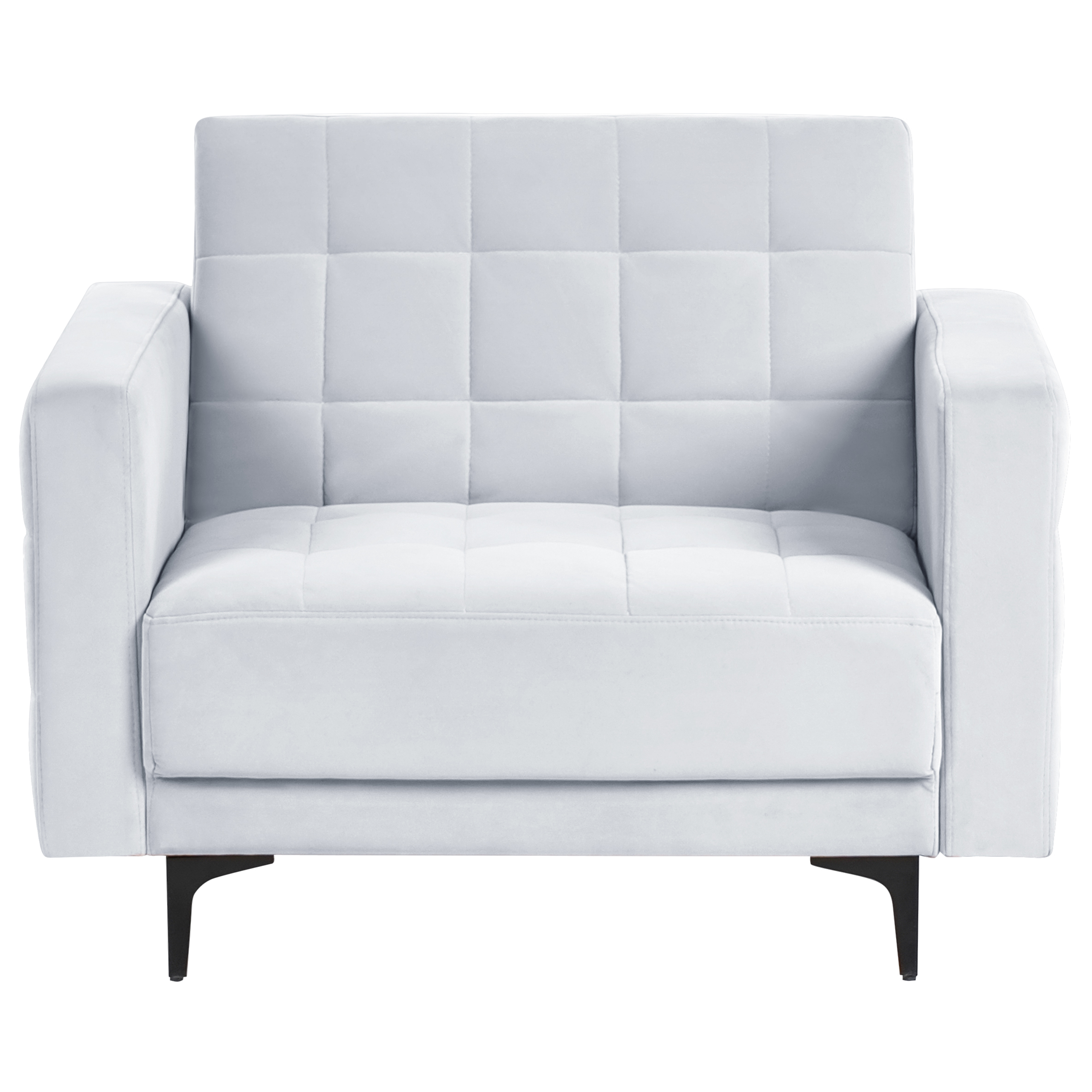 Fotoliu ABERDEEN Catifea Gri deschis [4]