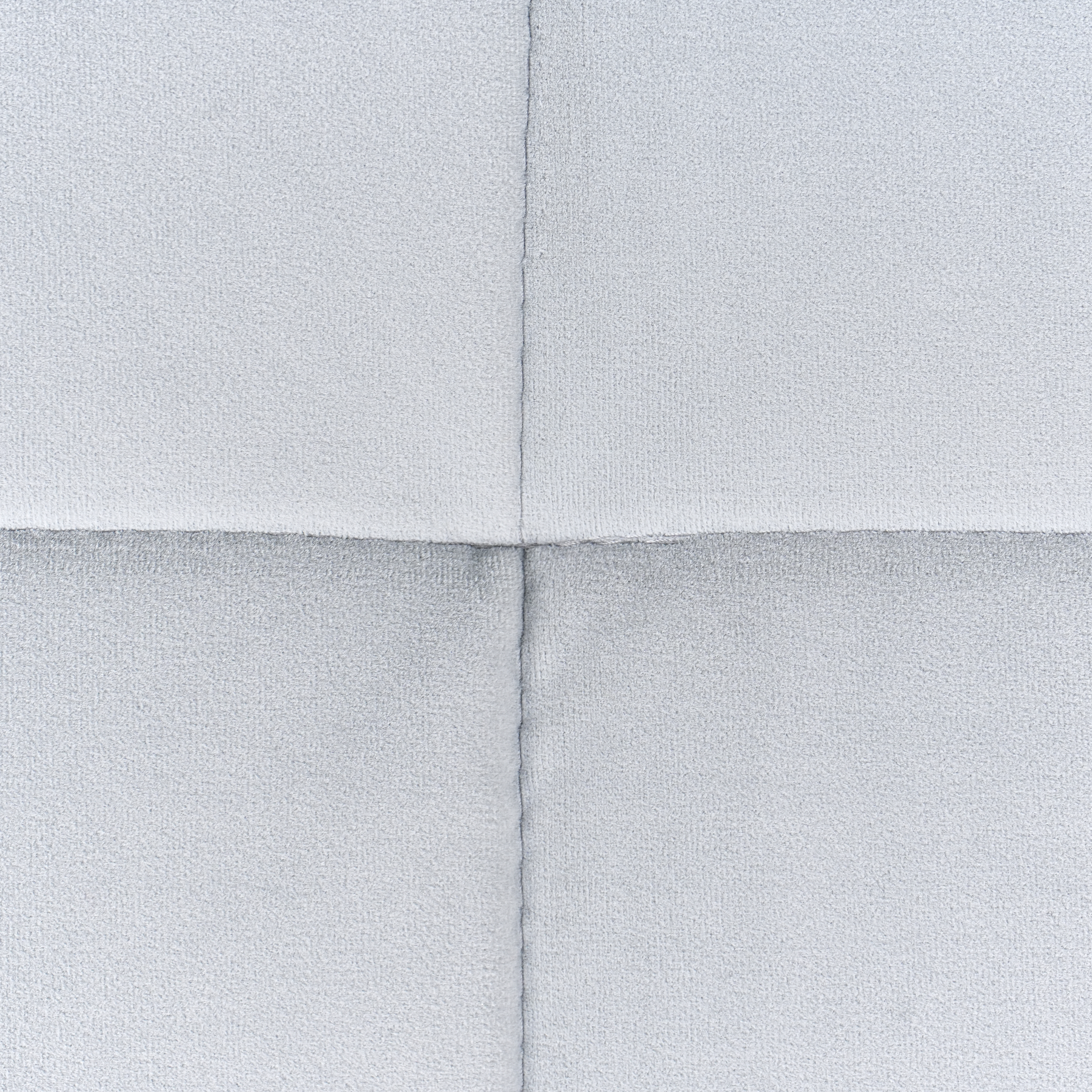 5-seater modular U-shaped sofa ABERDEEN Velvet Light grey [8]