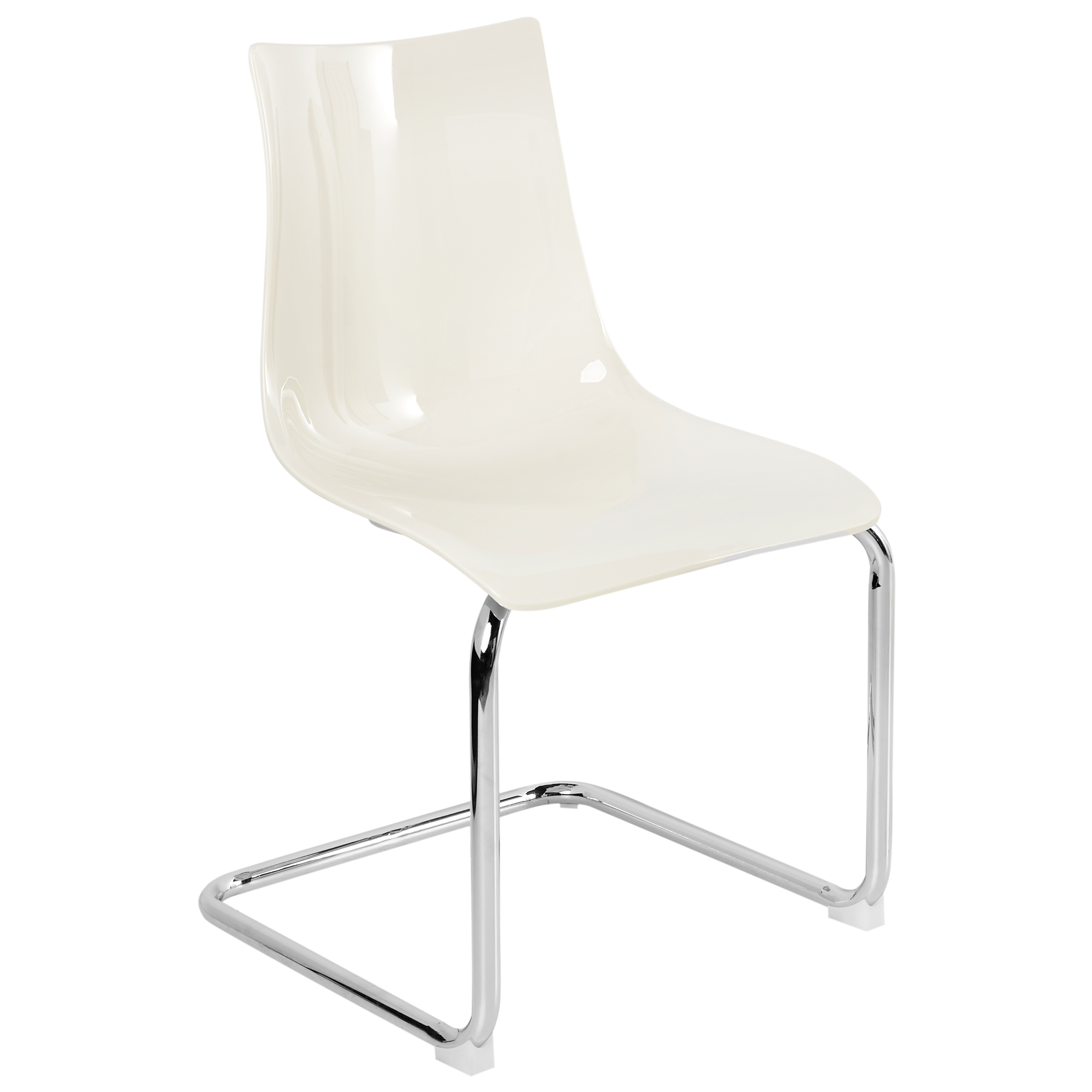 Set de 2 scaune dining MARSHALL Alb-murdar [4]