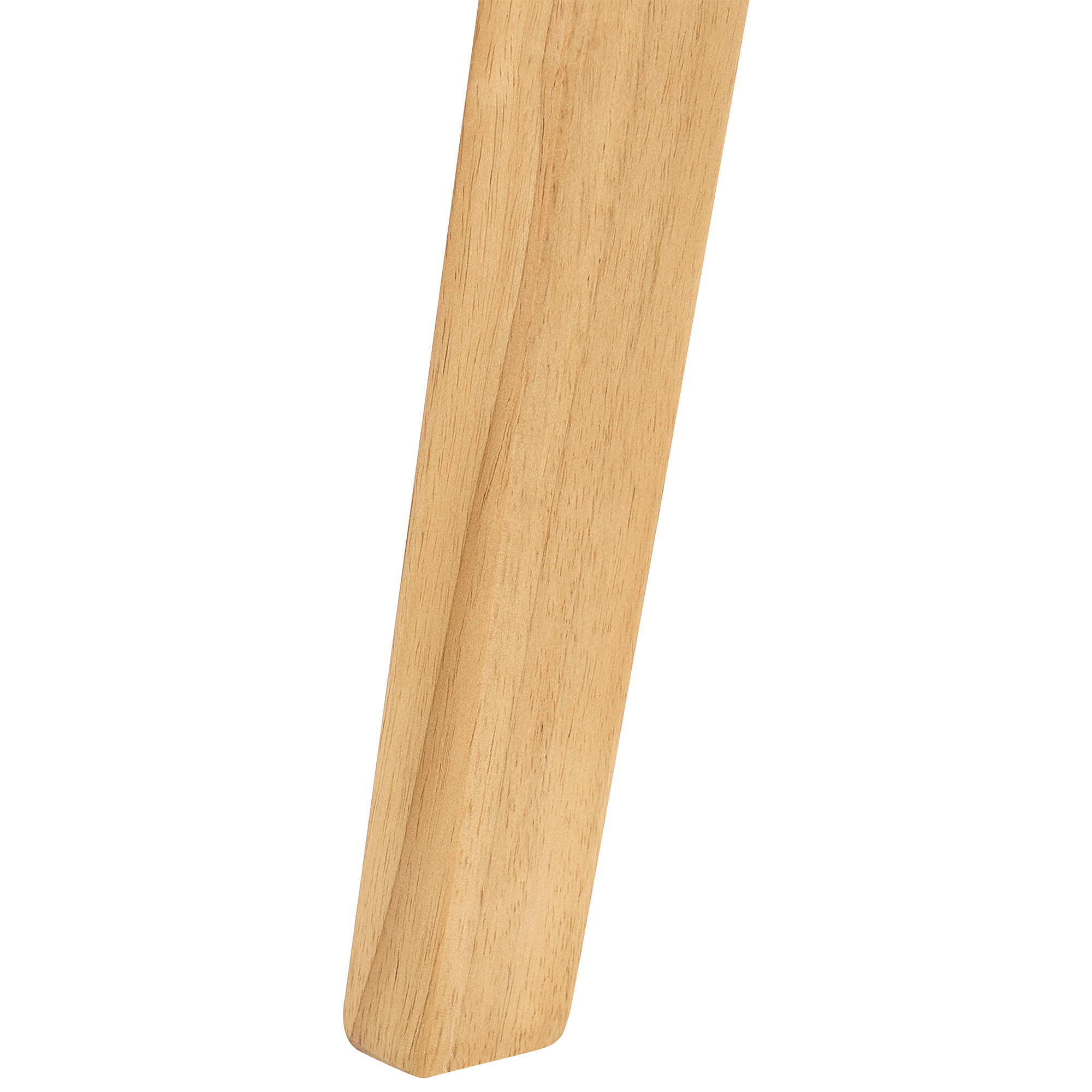 Set de 2 scaune dining HUMBLE Lemn de cauciuc Maro deschis [8]