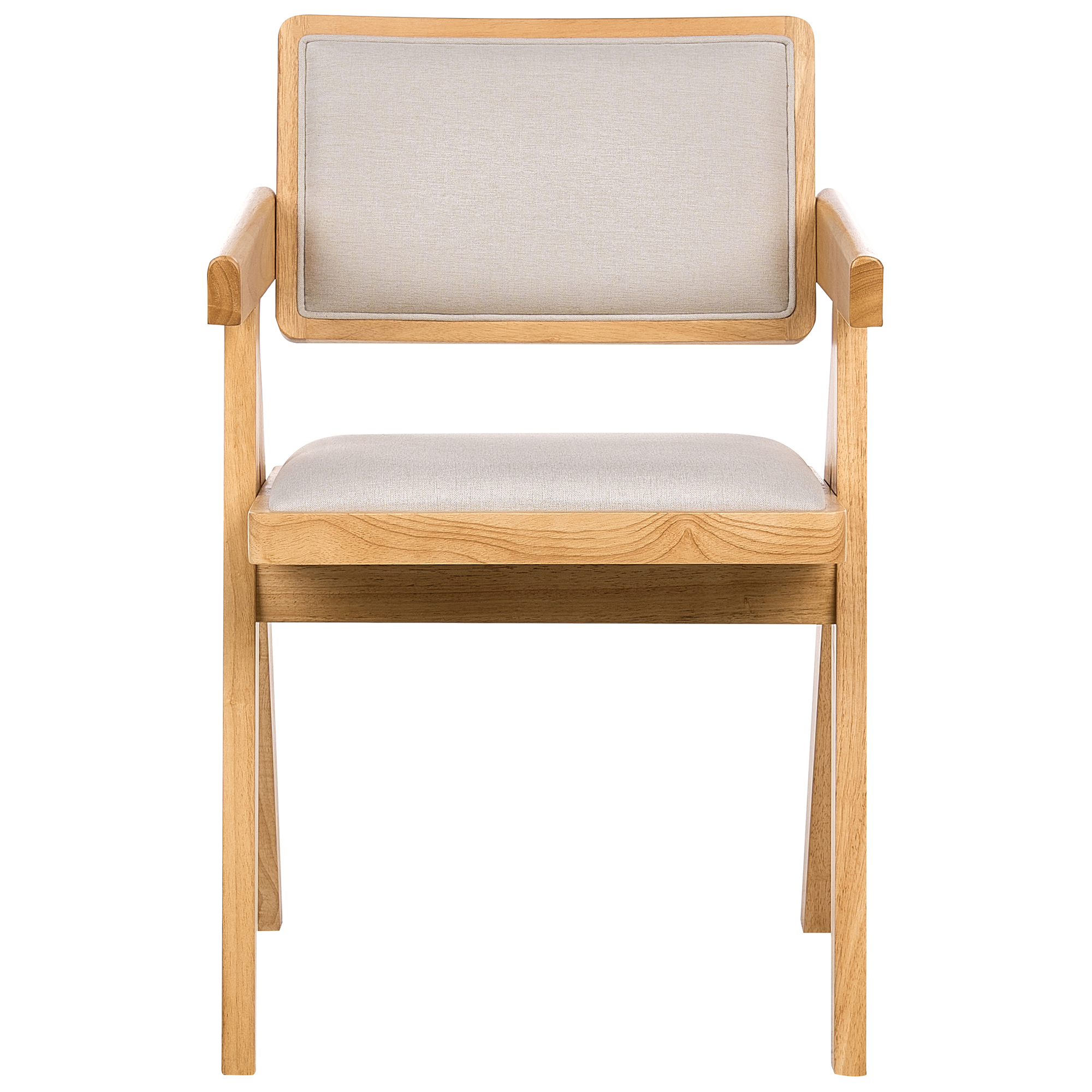 Set de 2 scaune dining CARMODY Lemn Maro deschis [5]