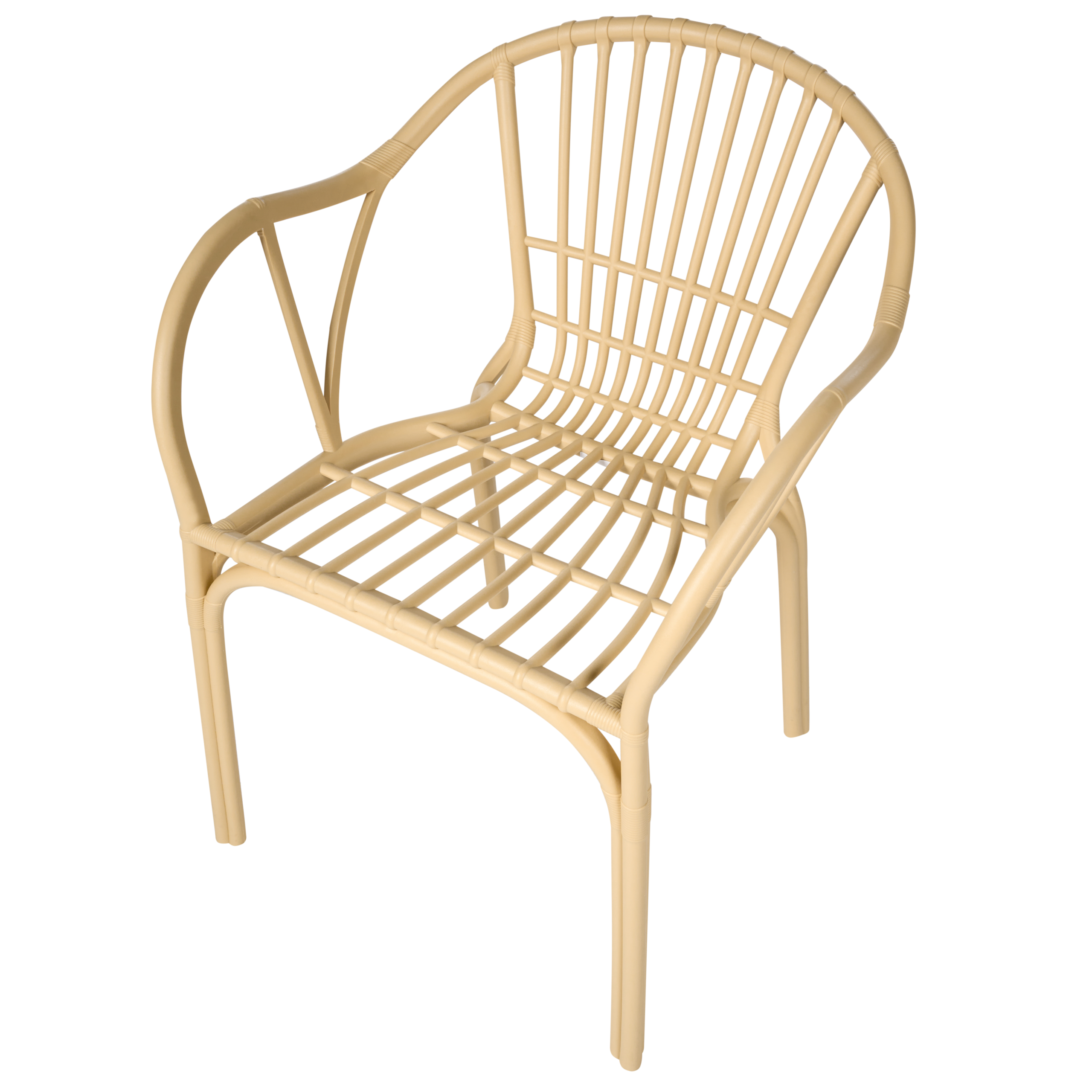 Set de 4 scaune de grădină ANDORA Bej [8]