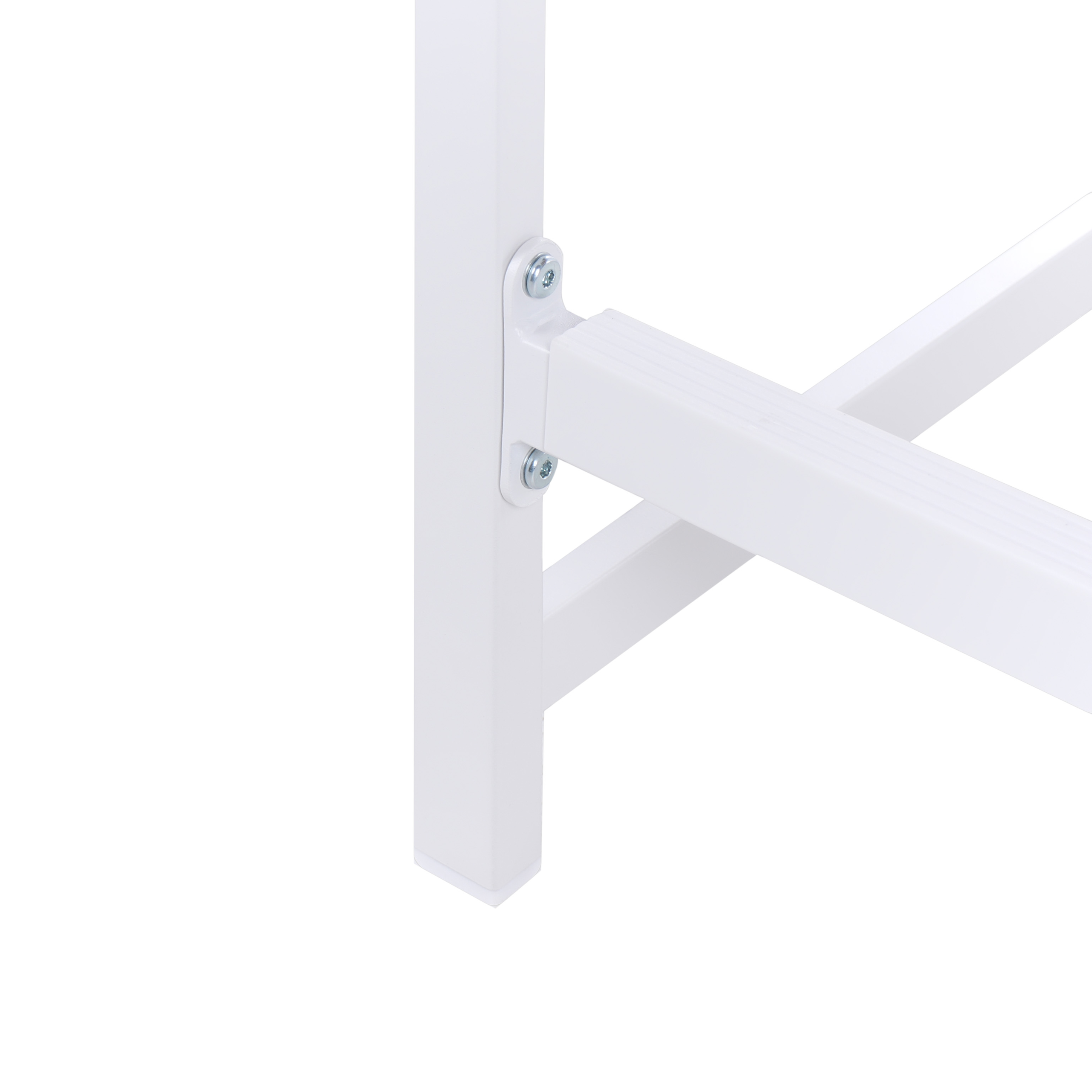 Scaun de grădină AVETRANA Metal Maro/Alb [7]