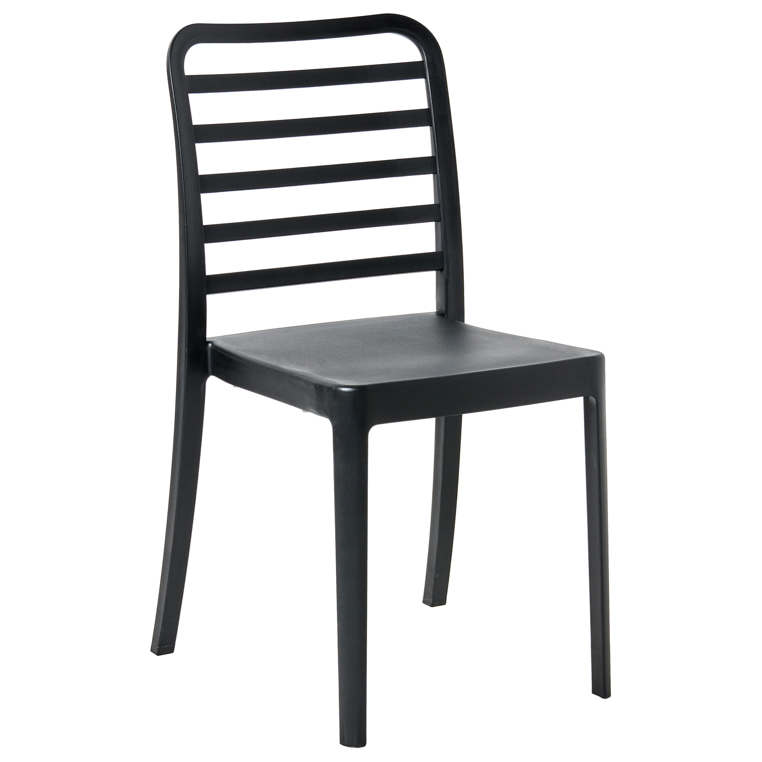 Set of 4 bar chairs SECEDA Synthetic material 2 in 1 Black [7]