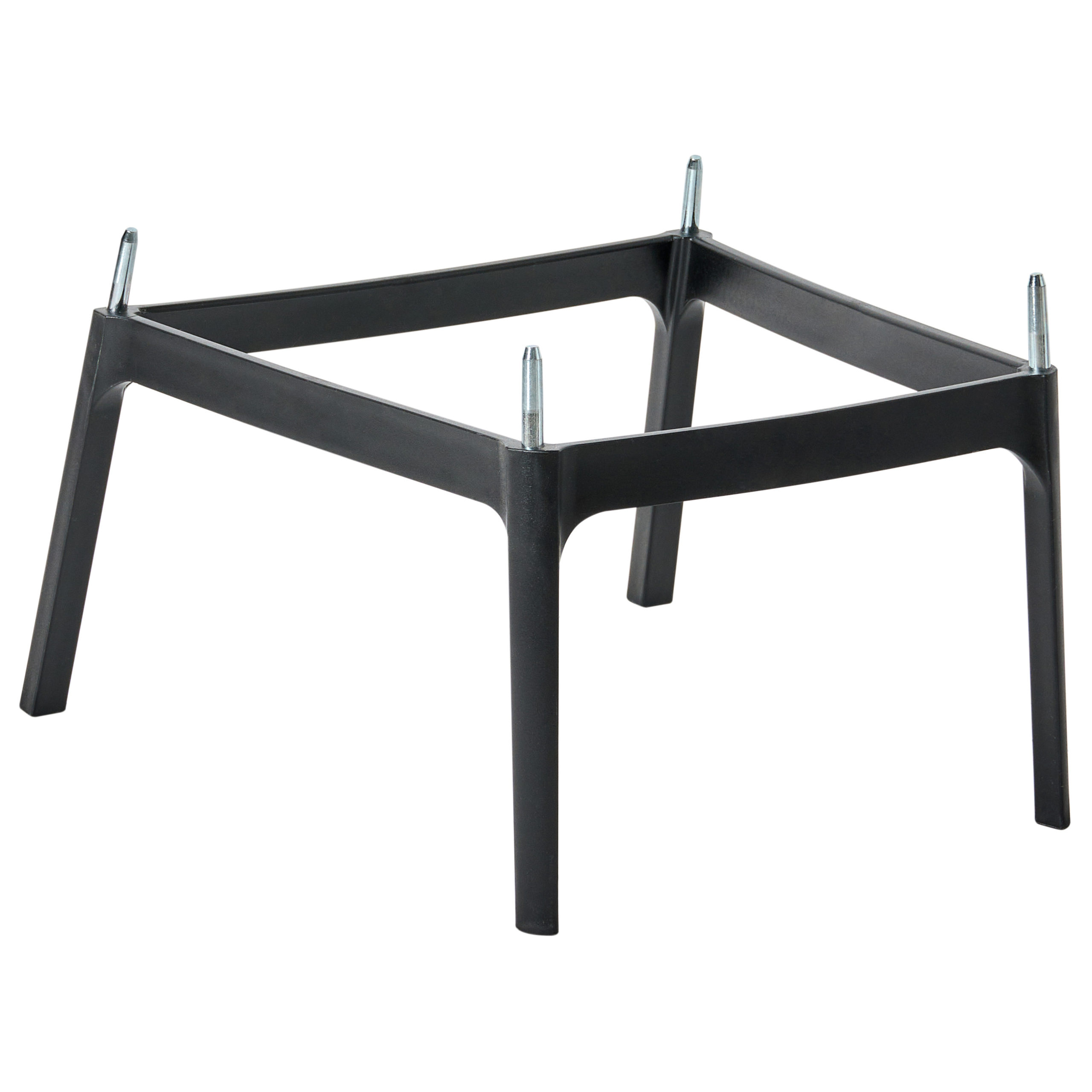 Set of 4 bar chairs SECEDA Synthetic material 2 in 1 Black [8]