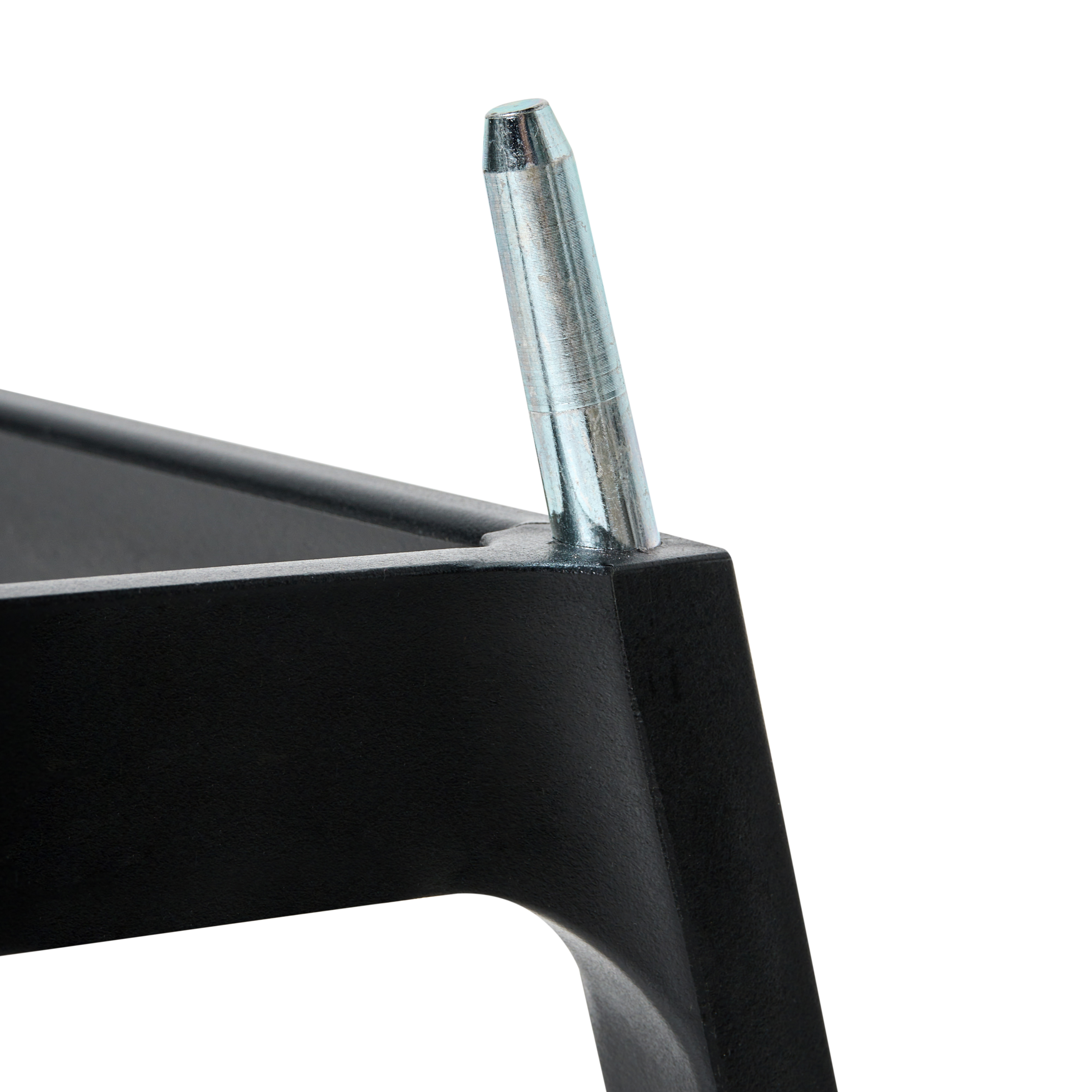 Set of 4 bar chairs SECEDA Synthetic material 2 in 1 Black [10]