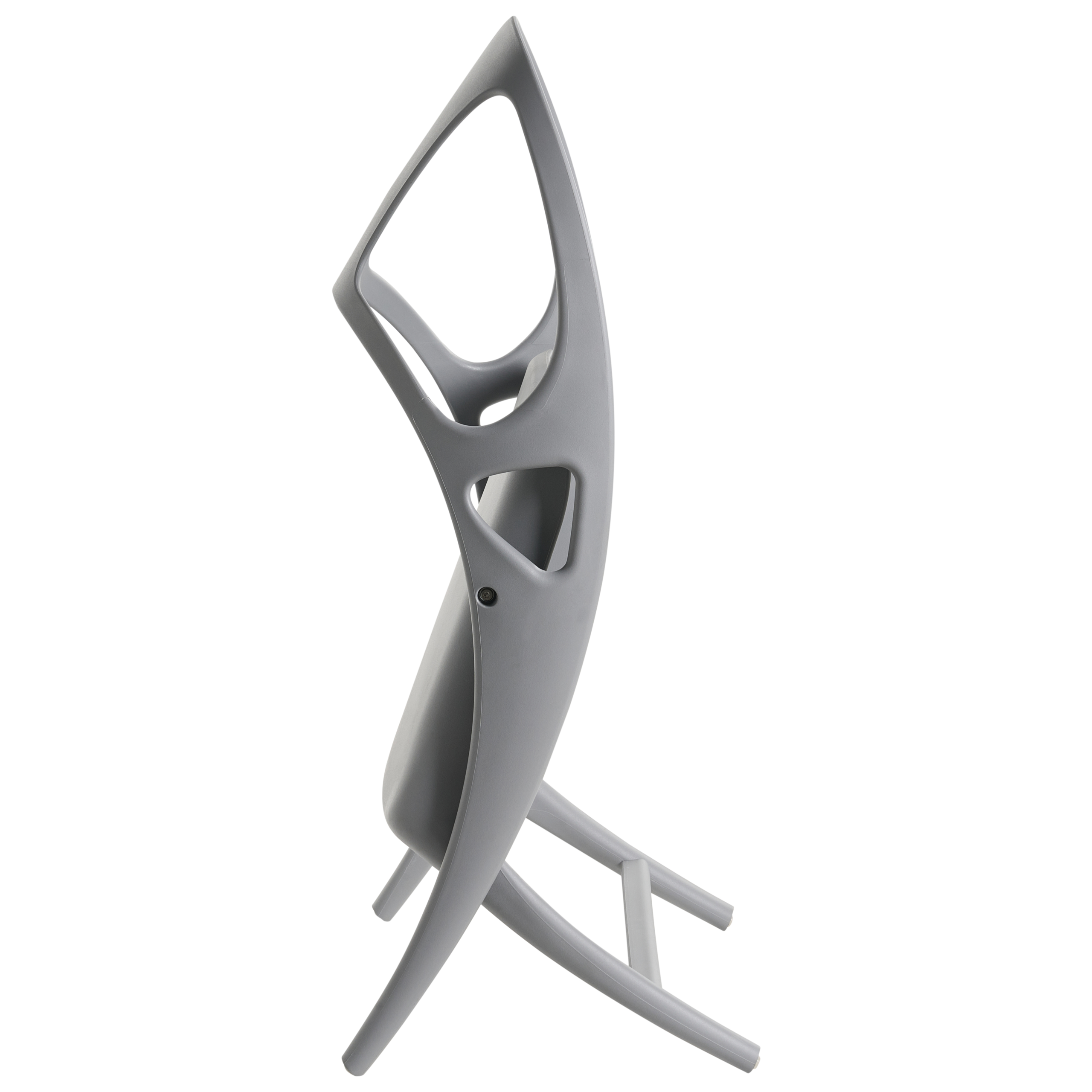 Set de 4 scaune de grădină Pliabil NEMI Gri [8]