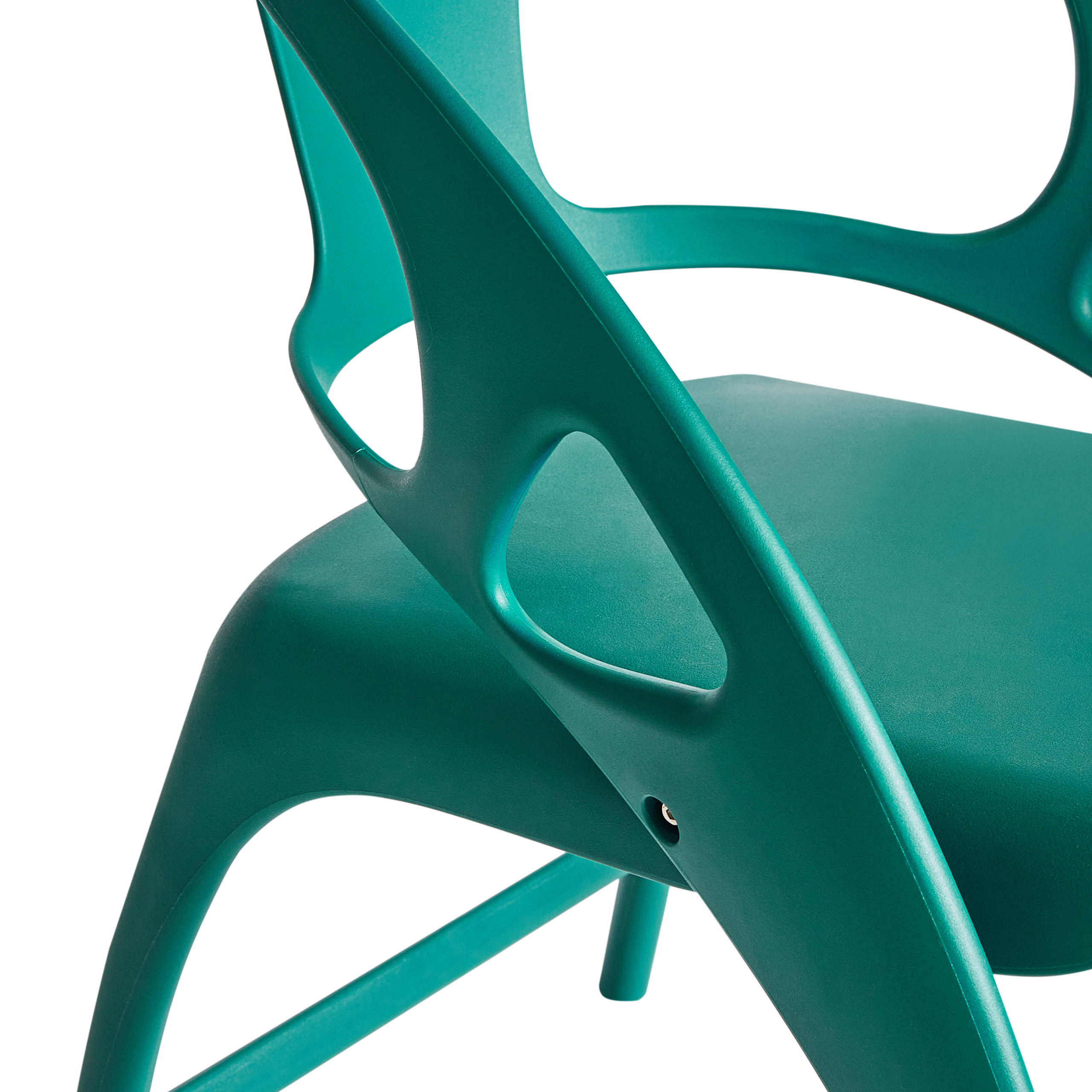 Set de 4 scaune de grădină Pliabil NEMI Albastru verzui [11]