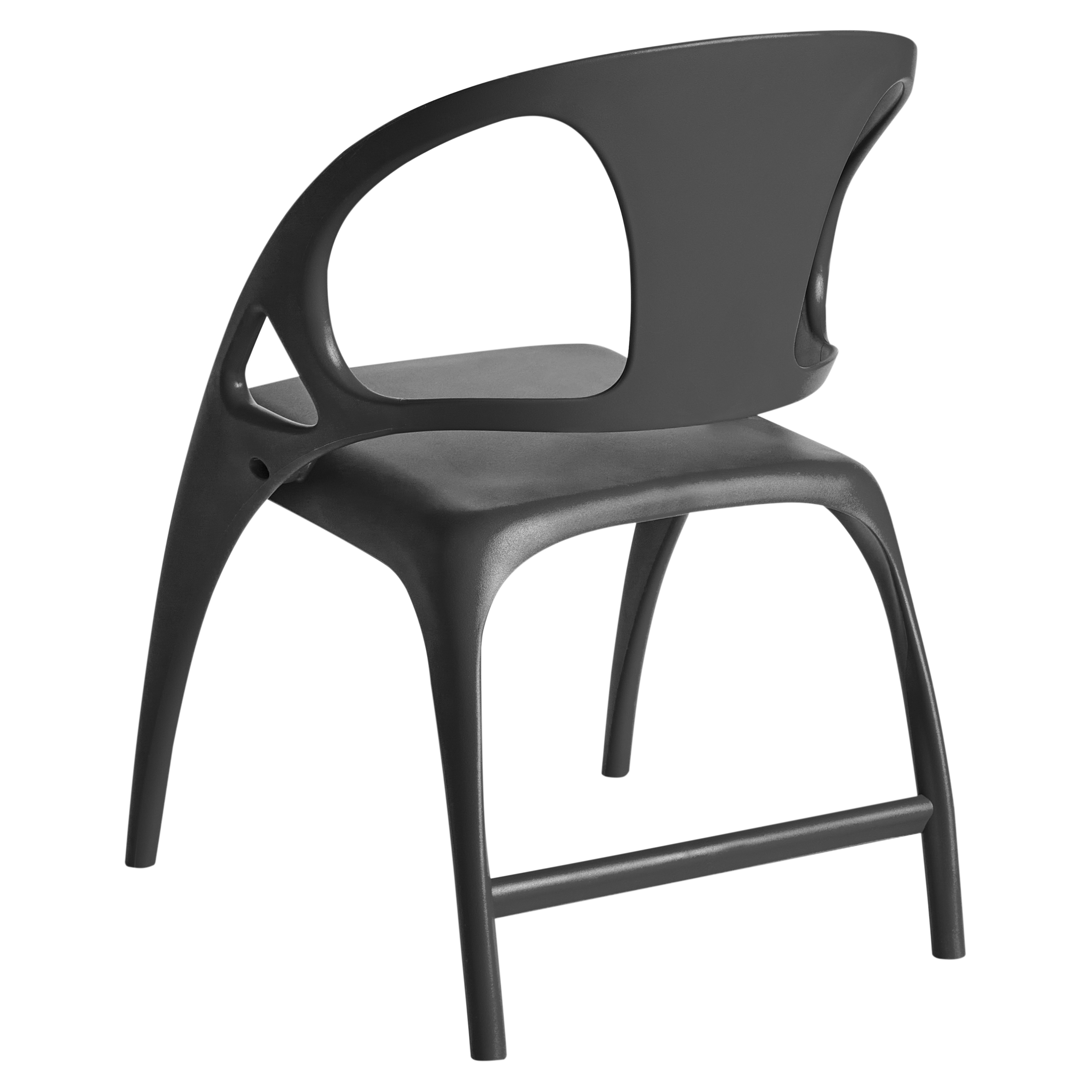 Set of 4 garden chairs Foldable NEMI Black [6]
