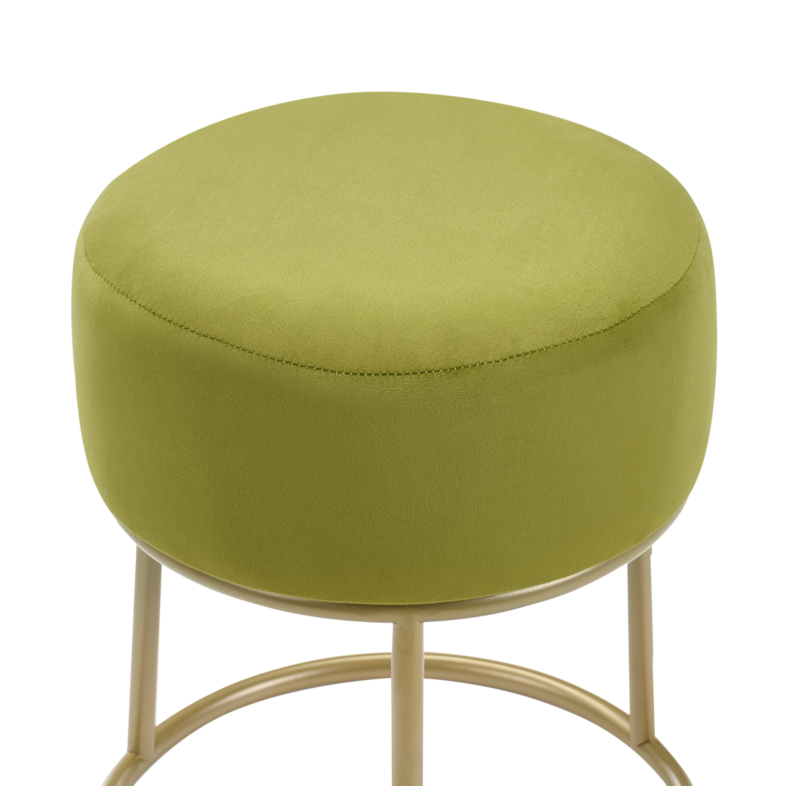 Scaun taburet DELCO Catifea Verde lime [4]