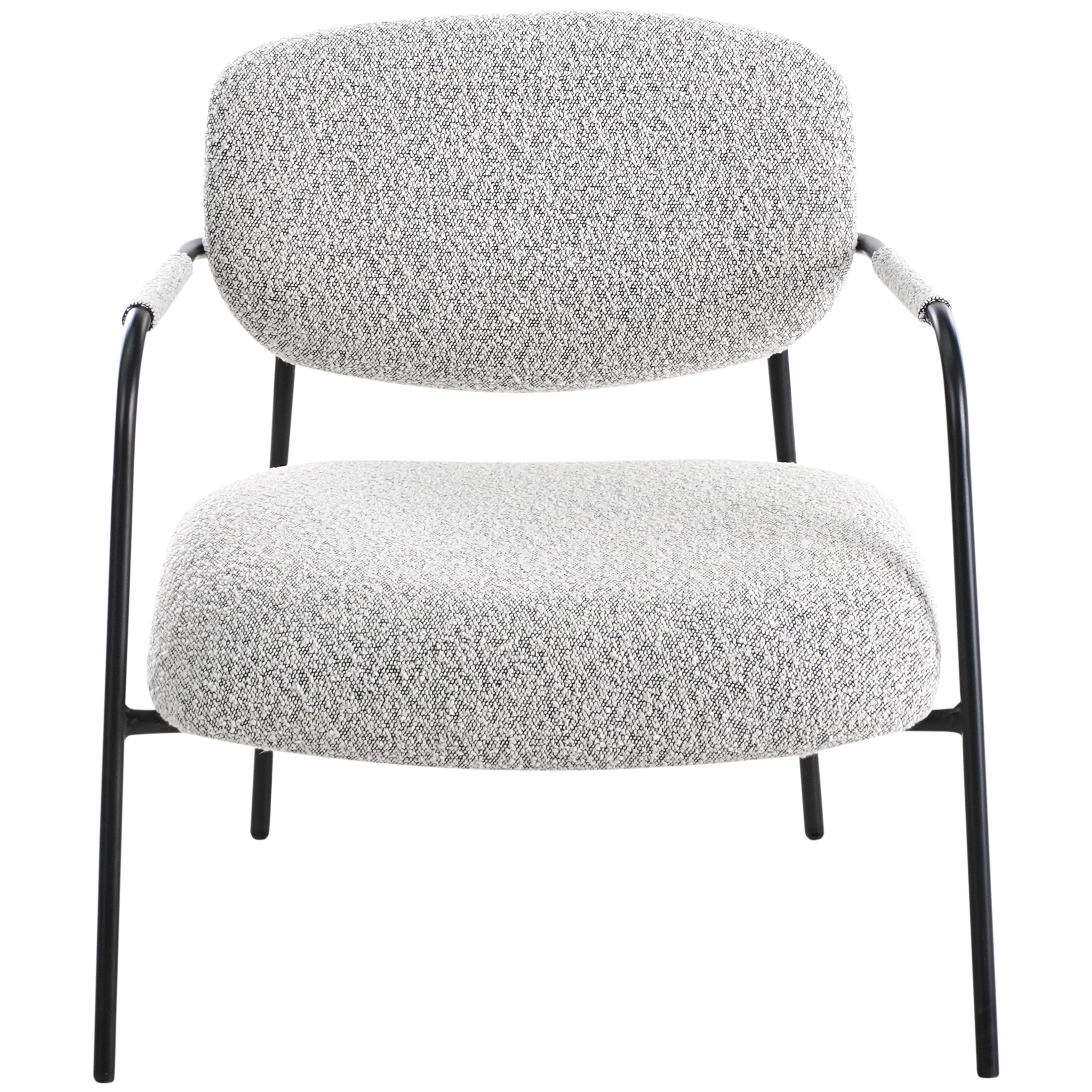 Fotoliu AUSVIKA  Negru/Alb [5]