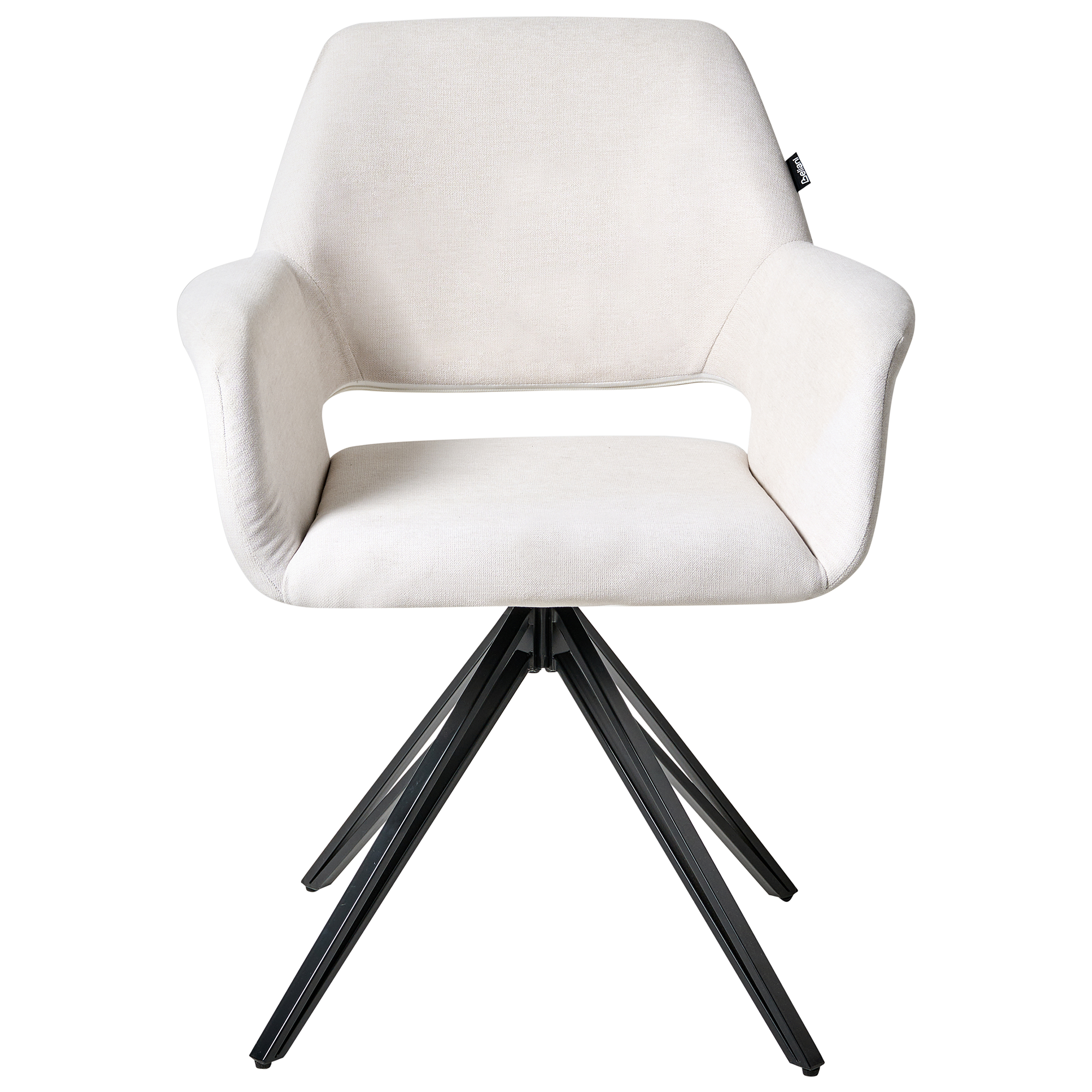 Set de 2 scaune dining CINEY  Alb-murdar [5]