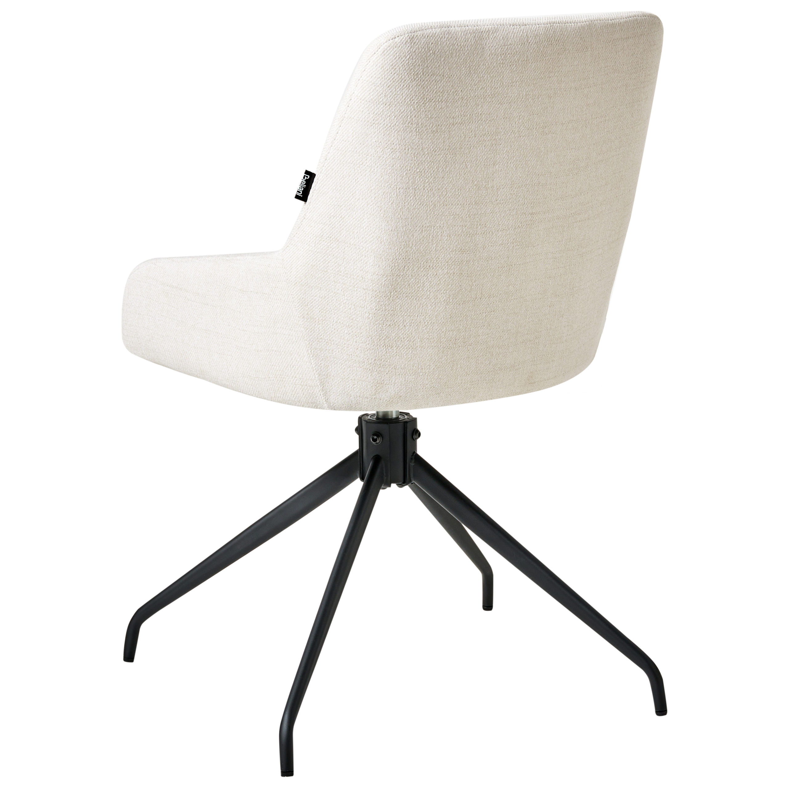 Set de 2 scaune dining Pivotant JENNER  Alb-murdar [6]