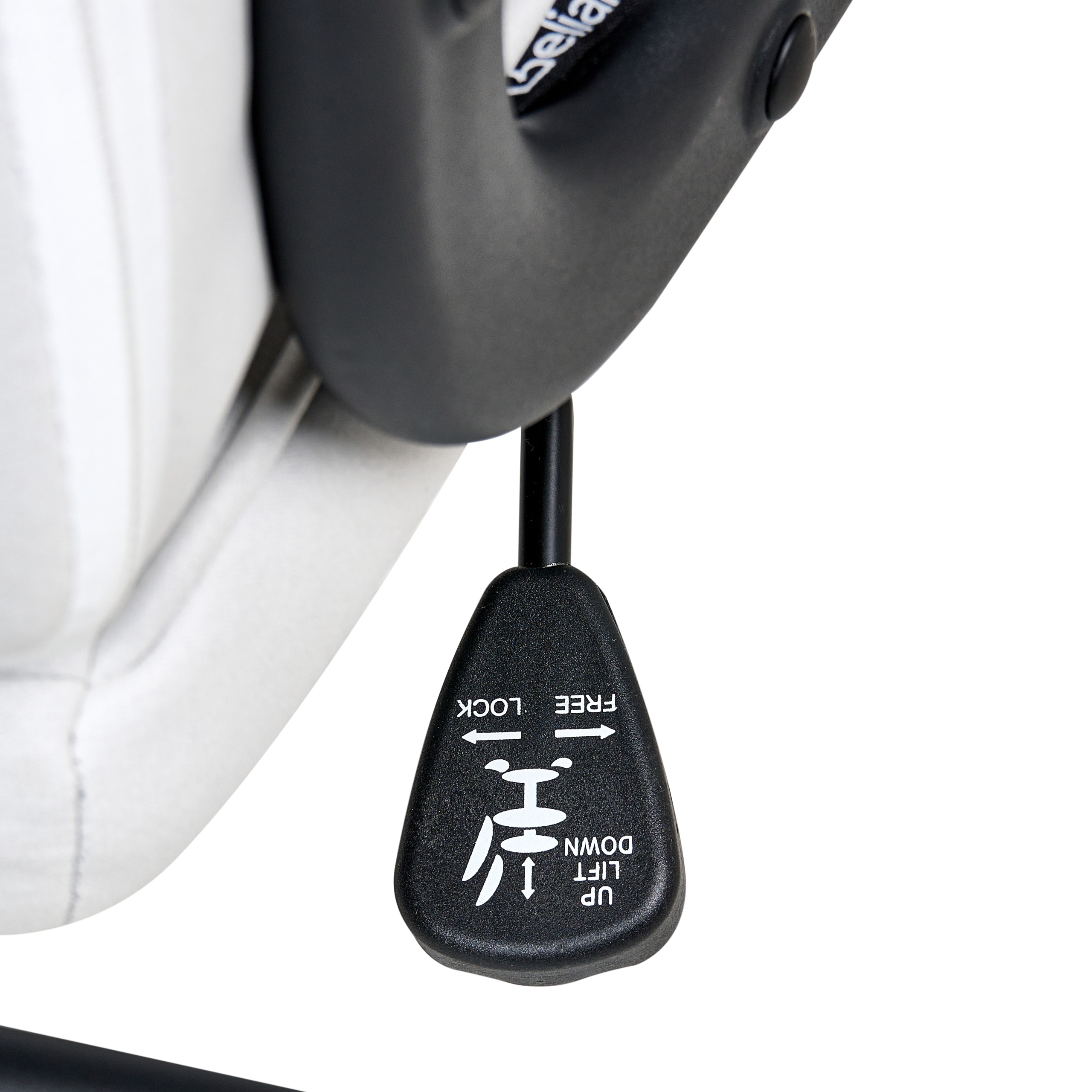 Scaun ergonomic REBEL  Alb-murdar [8]