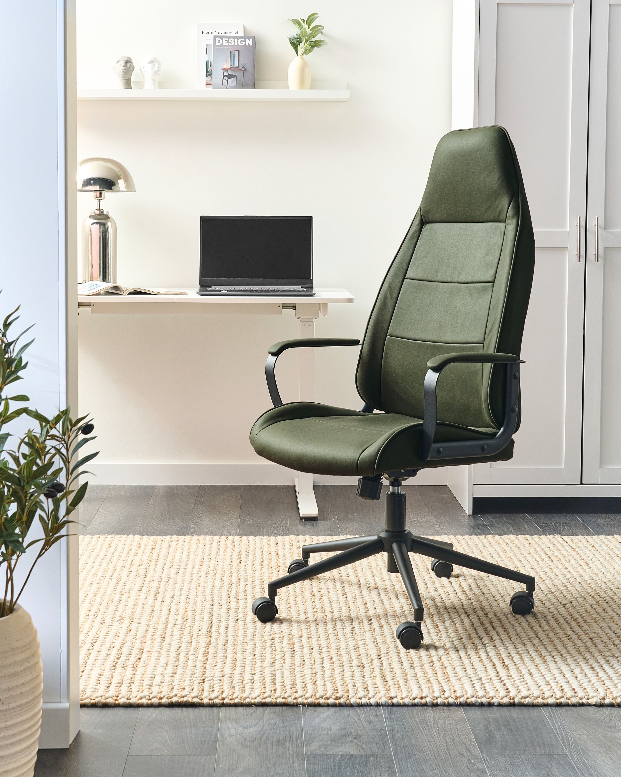 Scaun de birou - Ergonomic chair REBEL Dark Green