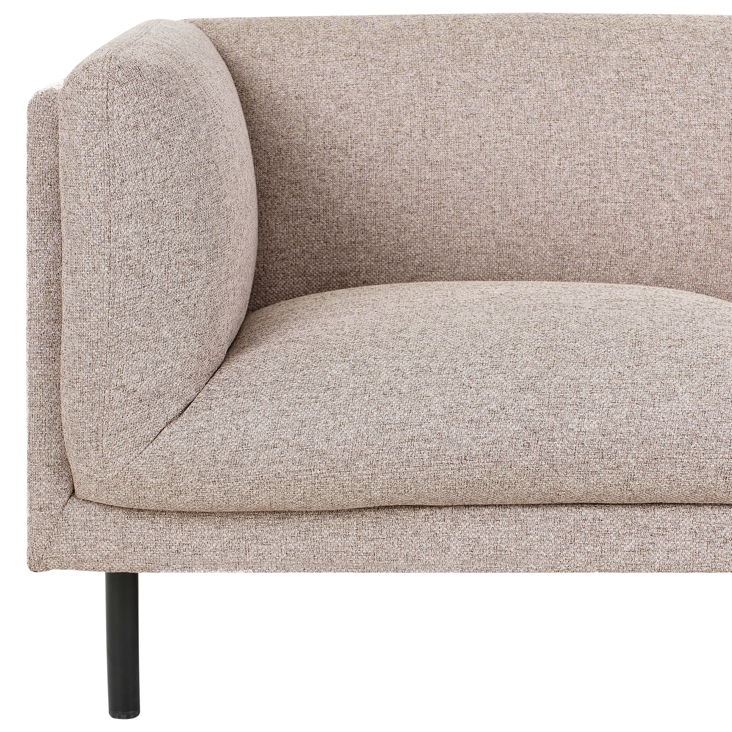 Canapea cu 3 locuri VORGOD  Maro deschis [6]