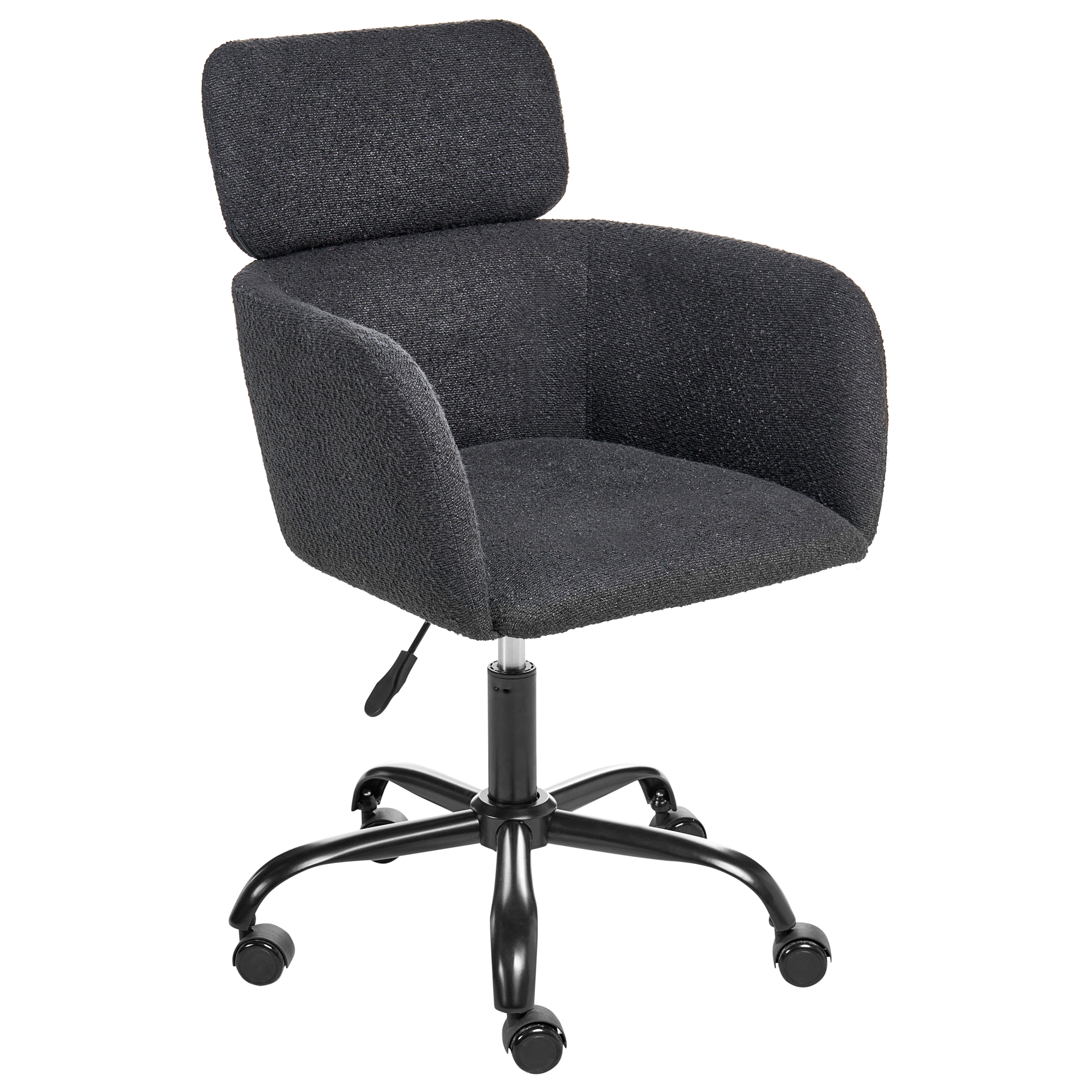 Office chair ALENA Boucle Black [4]