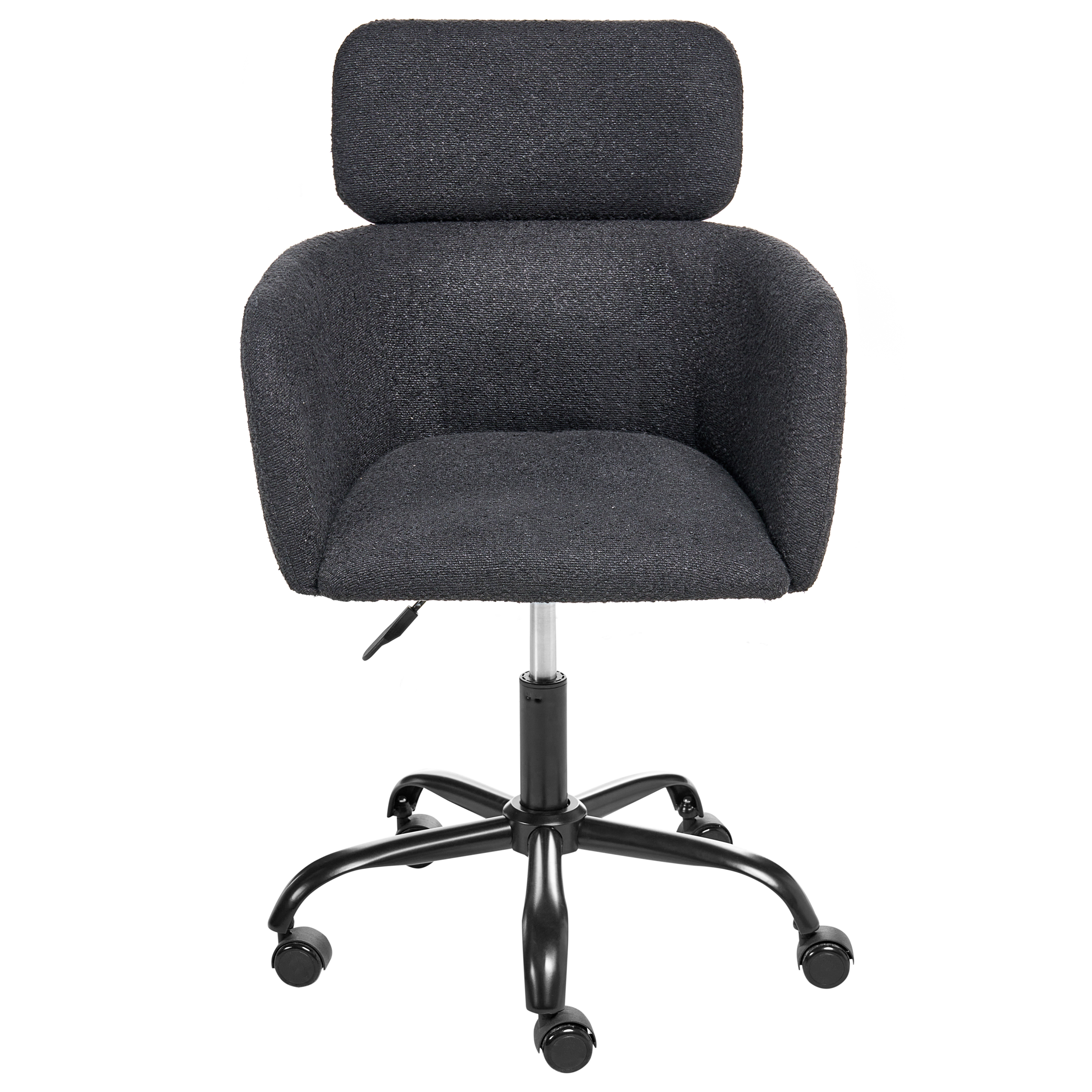 Office chair ALENA Boucle Black [6]