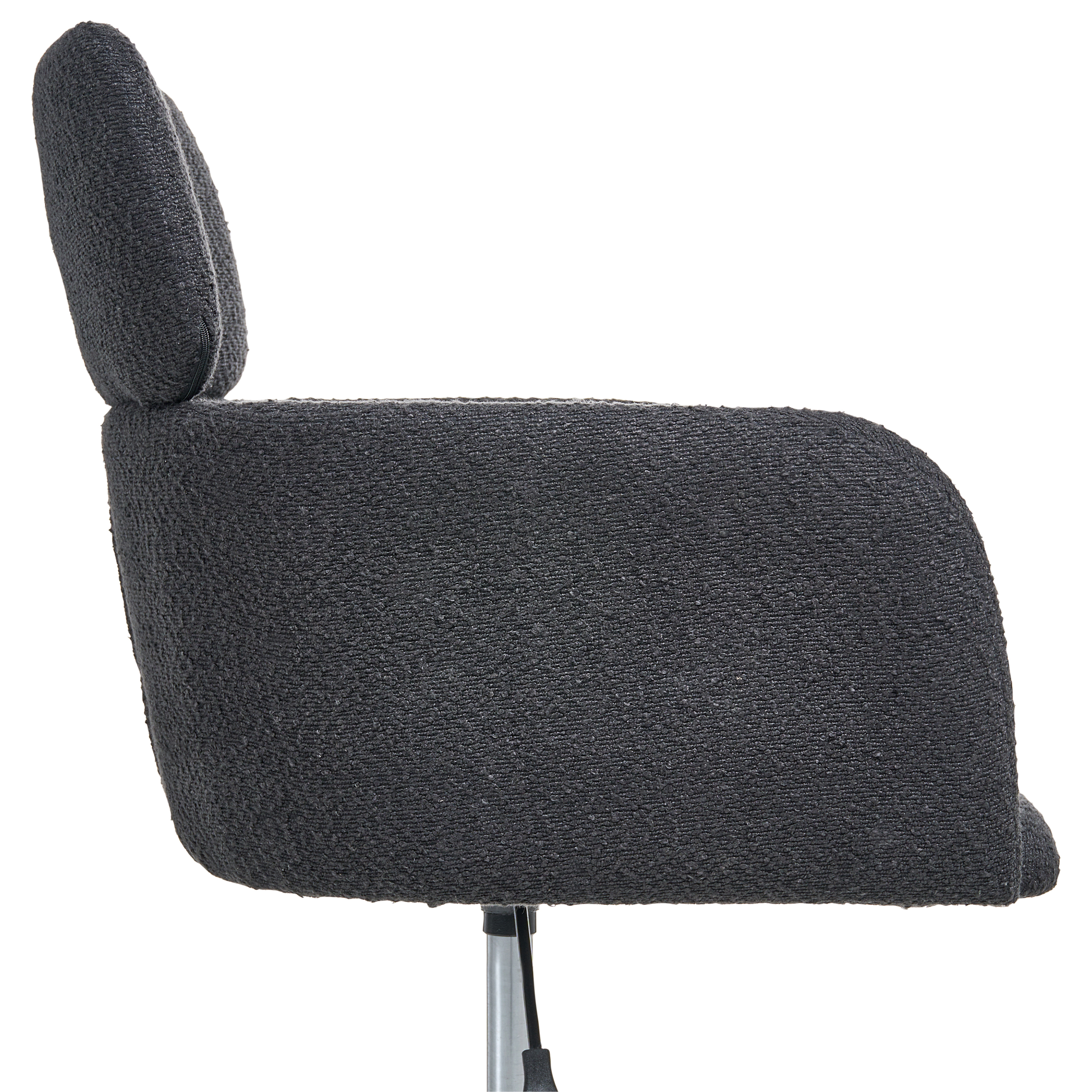 Office chair ALENA Boucle Black [8]