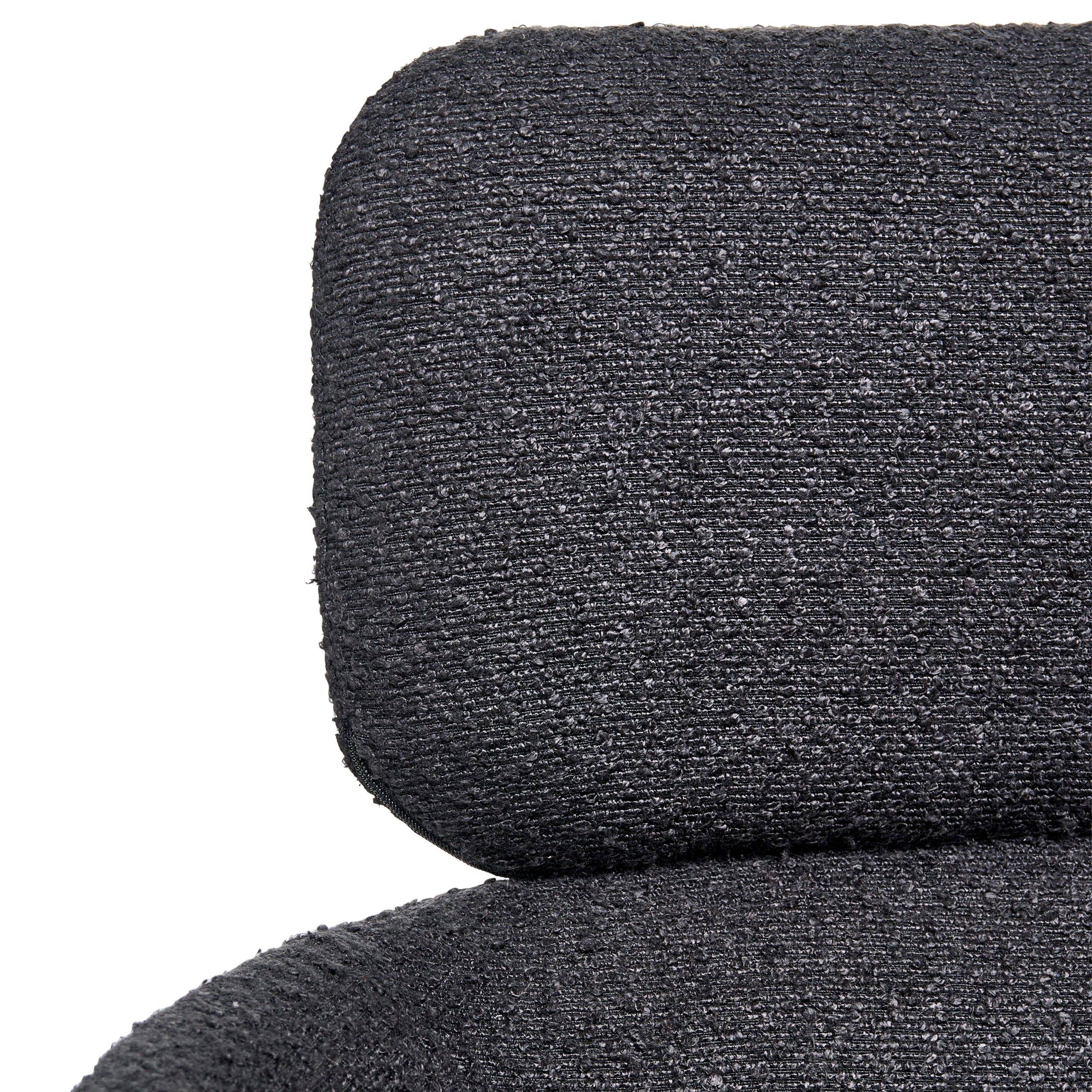 Office chair ALENA Boucle Black [9]